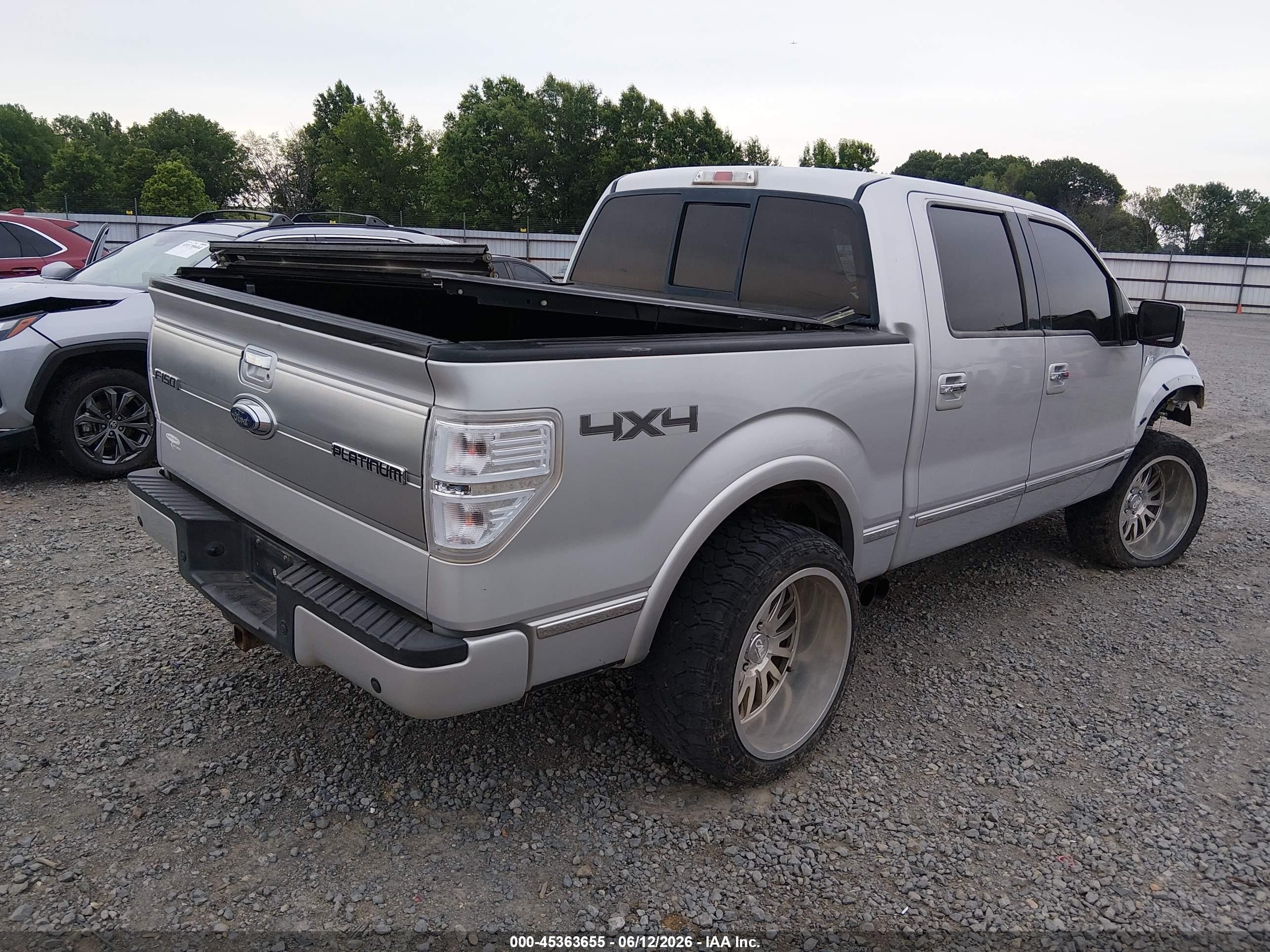 2009 Ford F-150 Fx4/king Ranch/lariat/platinum/xl/xlt Silver vin: 1FTPW14VX9FA81401