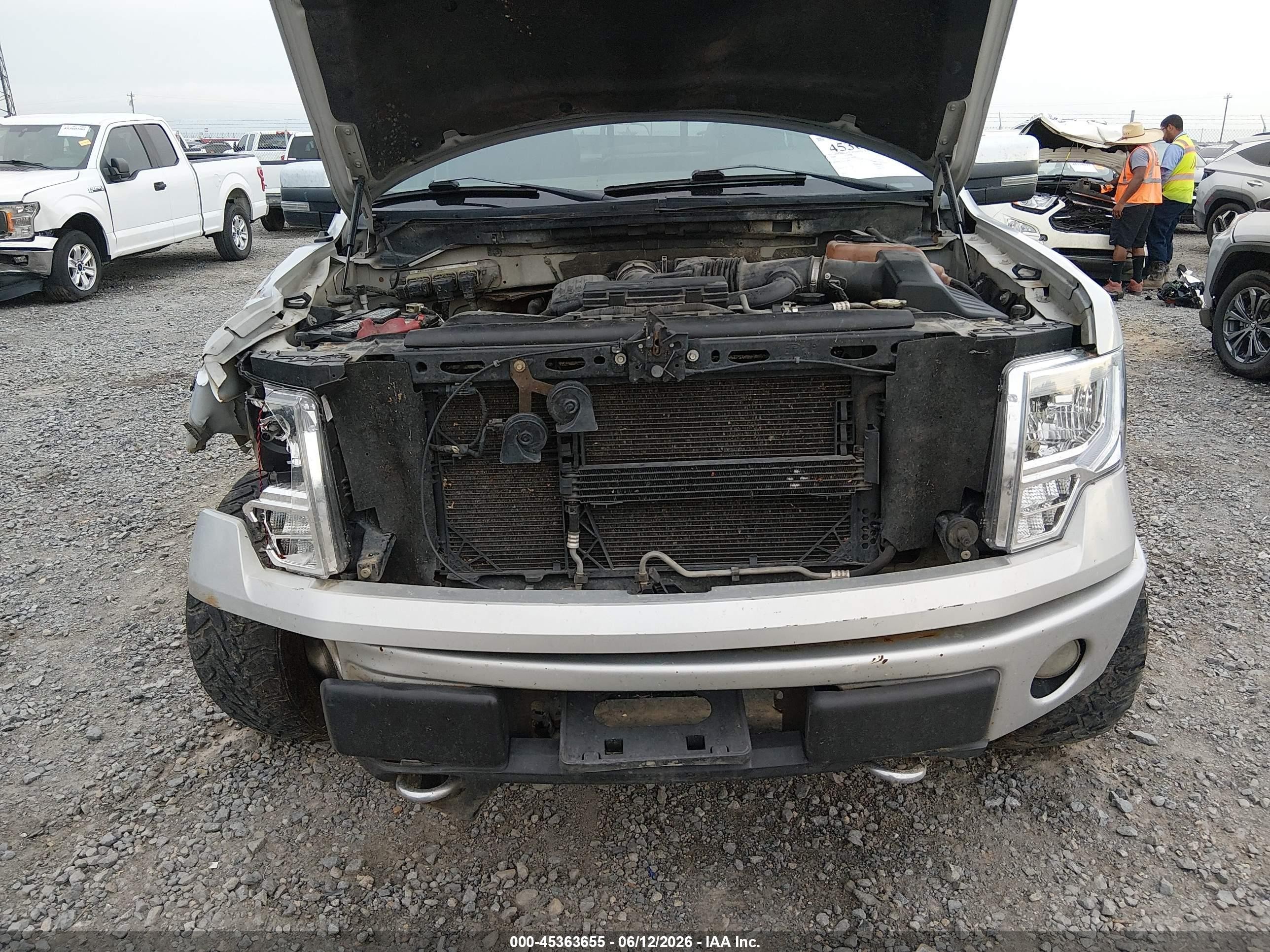 2009 Ford F-150 Fx4/king Ranch/lariat/platinum/xl/xlt Silver vin: 1FTPW14VX9FA81401