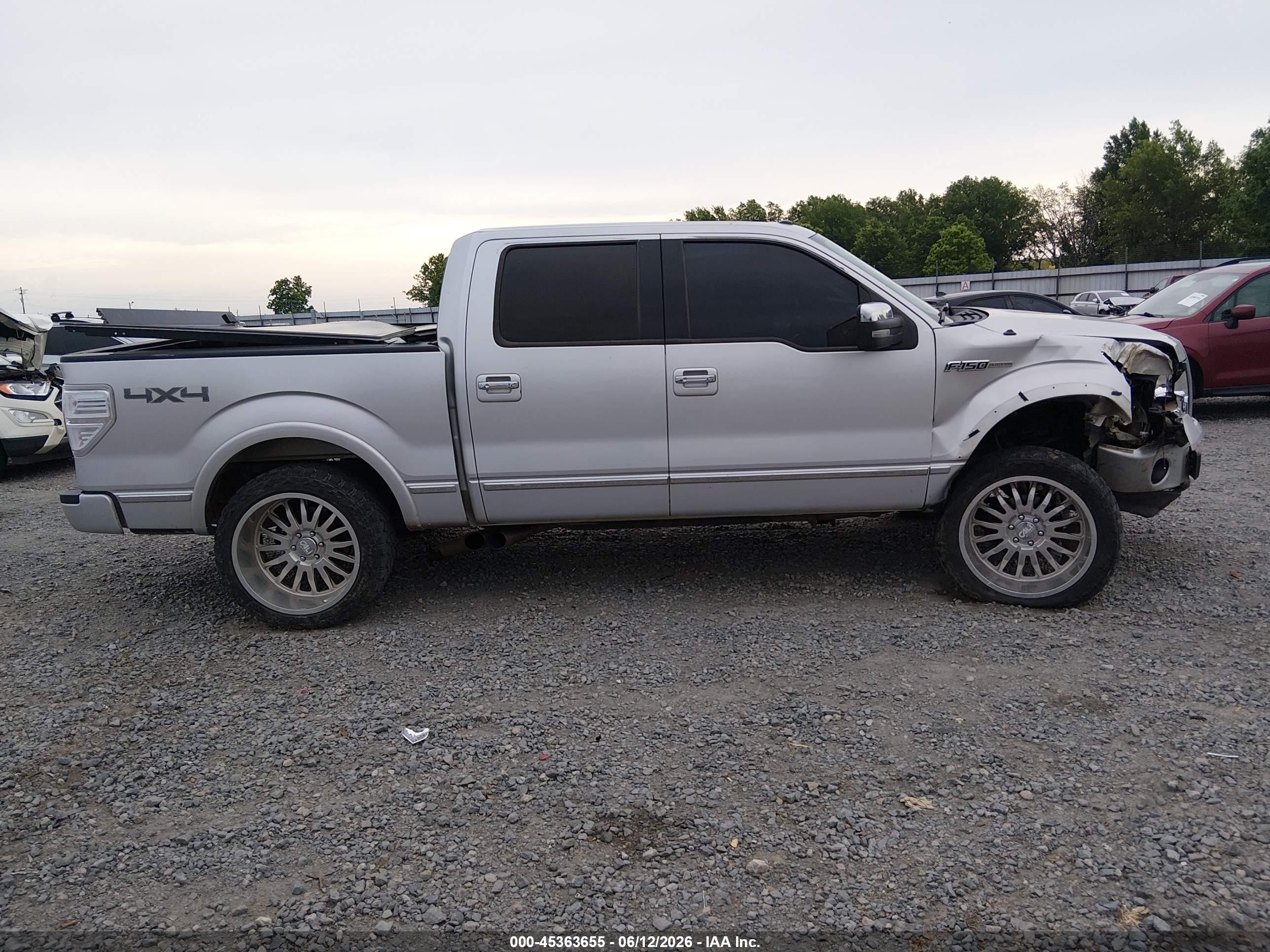 2009 Ford F-150 Fx4/king Ranch/lariat/platinum/xl/xlt Silver vin: 1FTPW14VX9FA81401