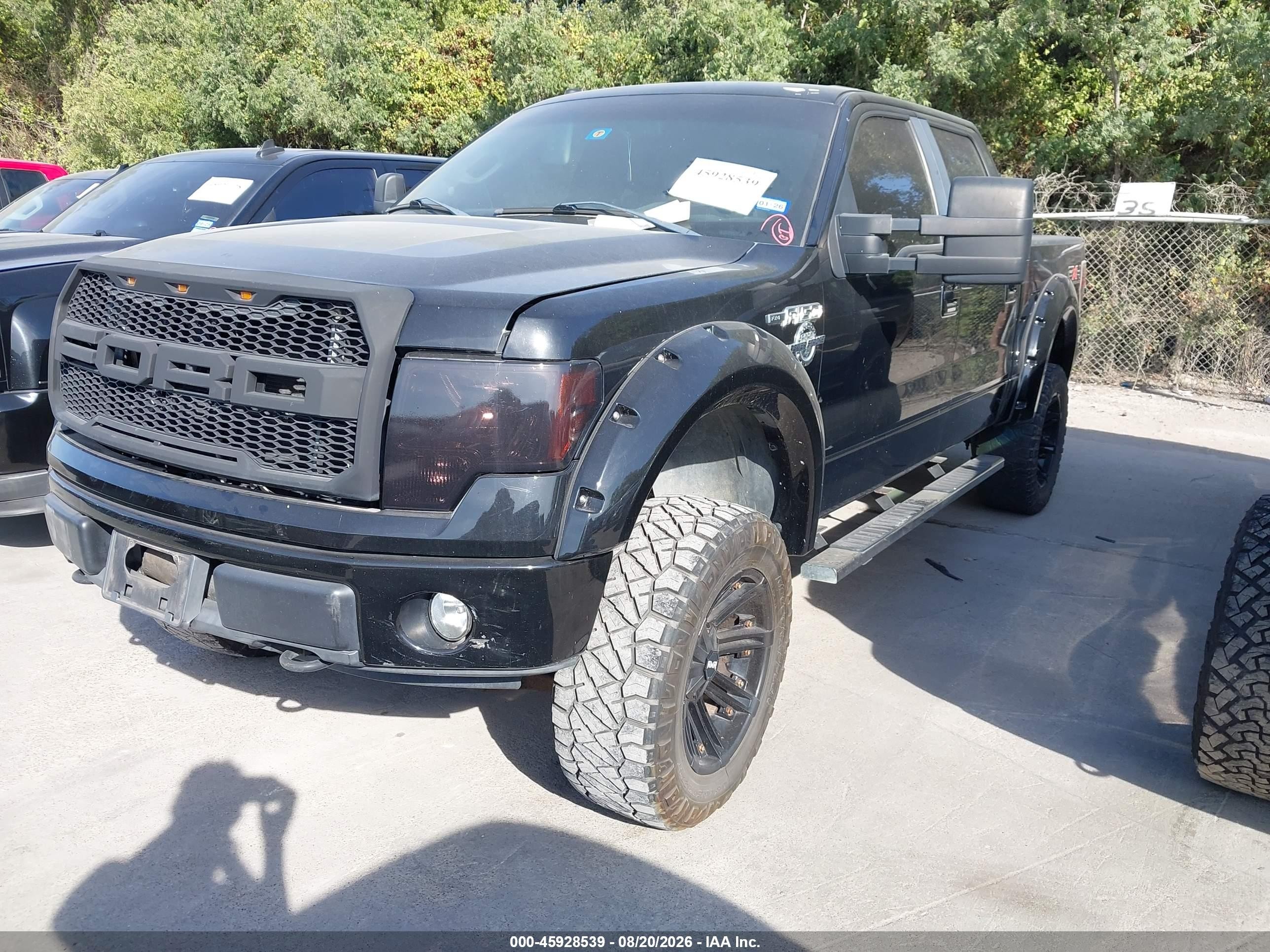 2009 Ford F-150 Fx4/king Ranch/lariat/platinum/xl/xlt Black vin: 1FTPW14VX9FA94682