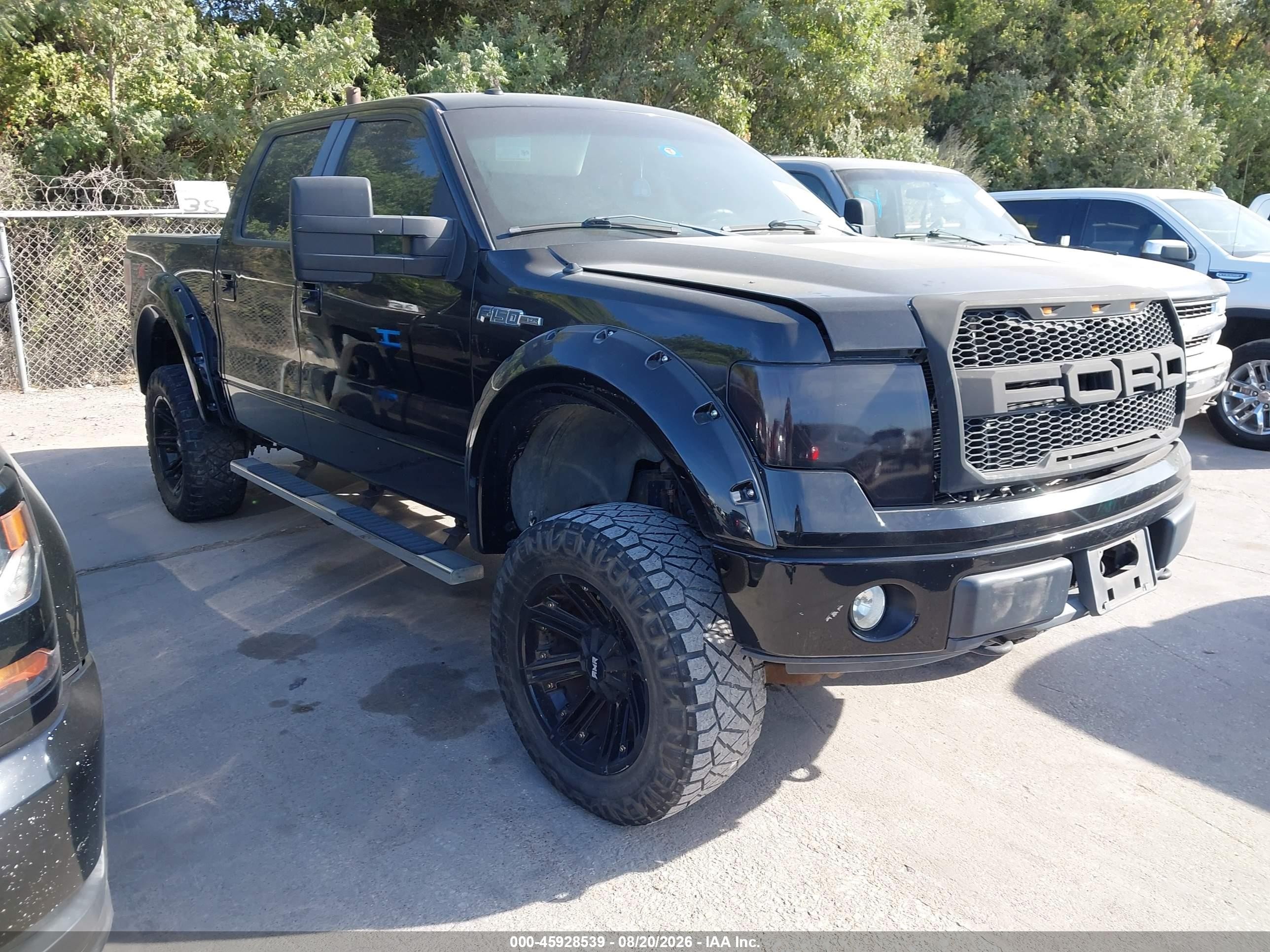 2009 Ford F-150 Fx4/king Ranch/lariat/platinum/xl/xlt Black vin: 1FTPW14VX9FA94682