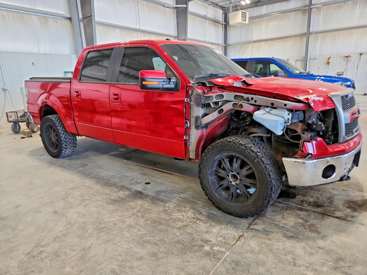 2009 Ford F150 Supercrew Red vin: 1FTPW14VX9FB28698