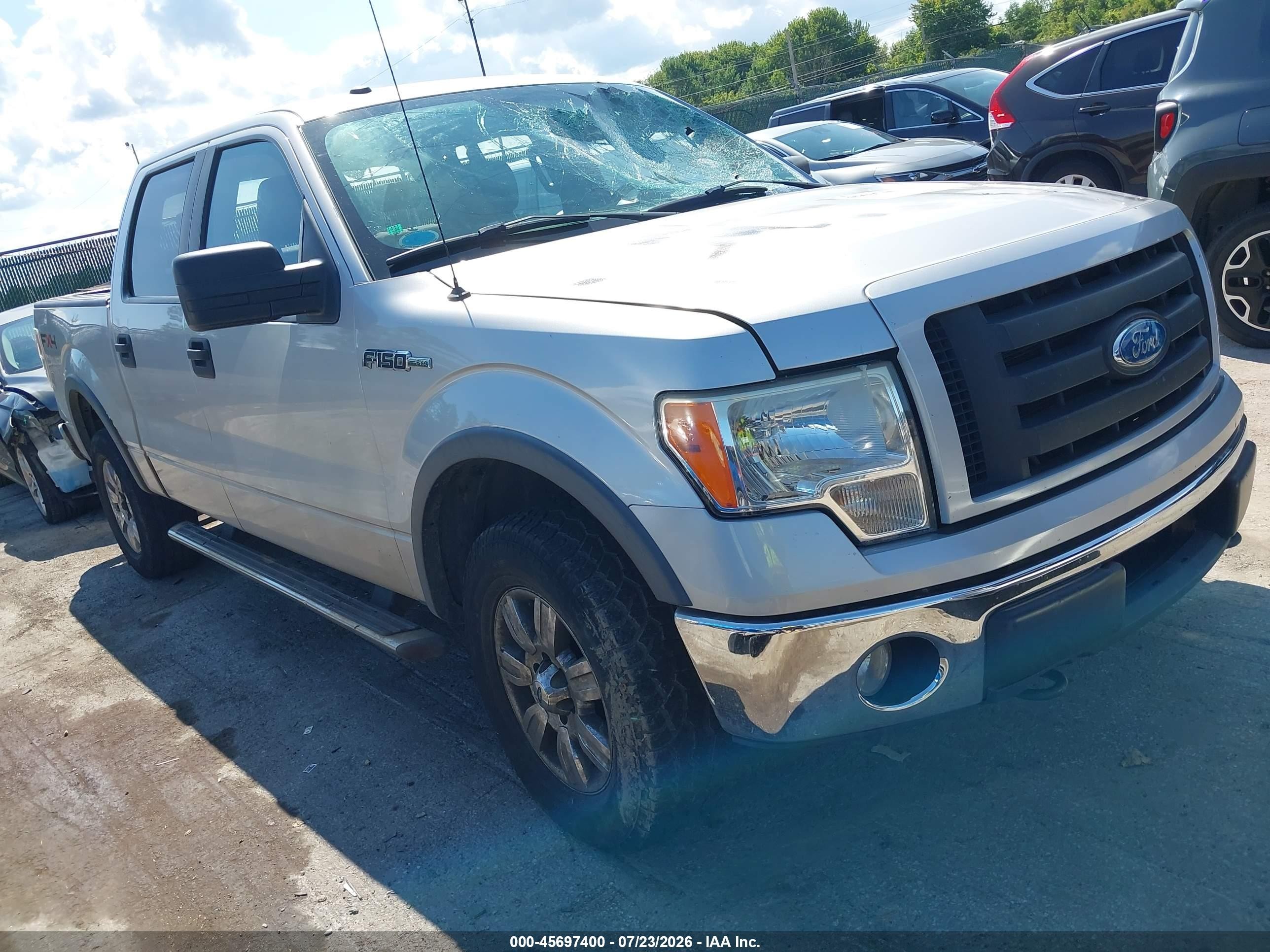 2009 Ford F-150 Fx4/king Ranch/lariat/platinum/xl/xlt Silver vin: 1FTPW14VX9FB41502