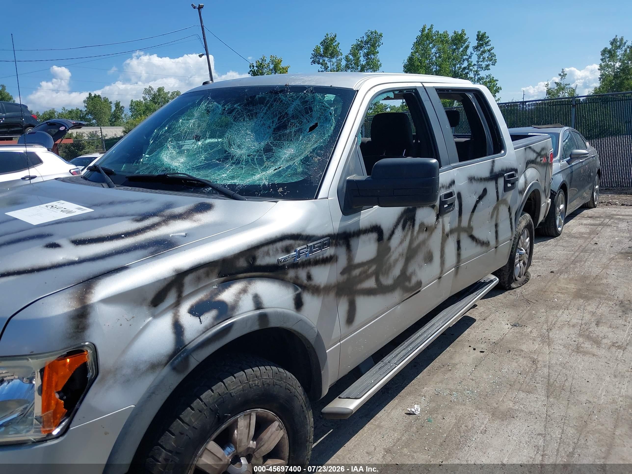 2009 Ford F-150 Fx4/king Ranch/lariat/platinum/xl/xlt Серебряный vin: 1FTPW14VX9FB41502