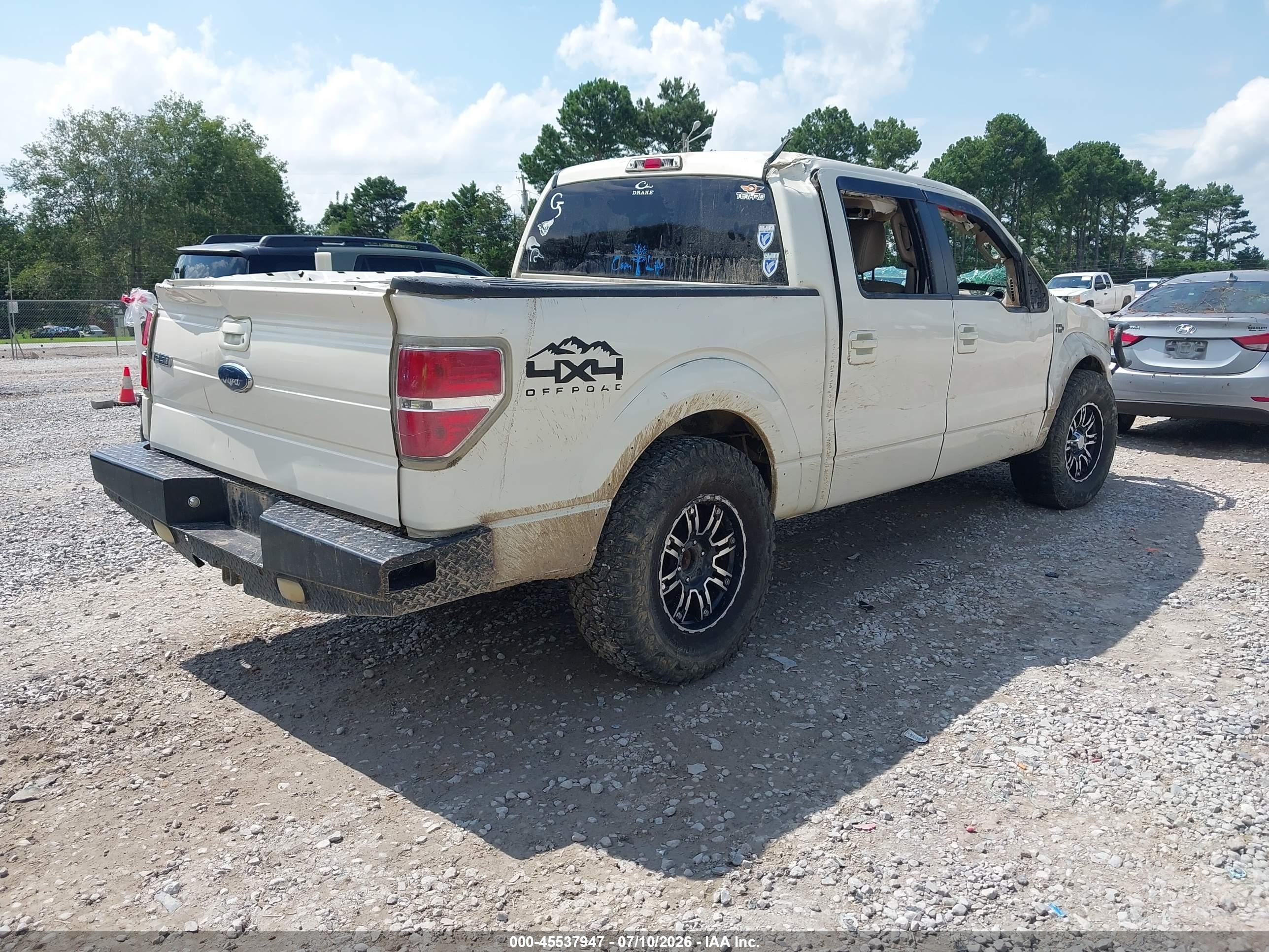 2009 Ford F-150 Fx4/king Ranch/lariat/platinum/xl/xlt Белый vin: 1FTPW14VX9KC79273