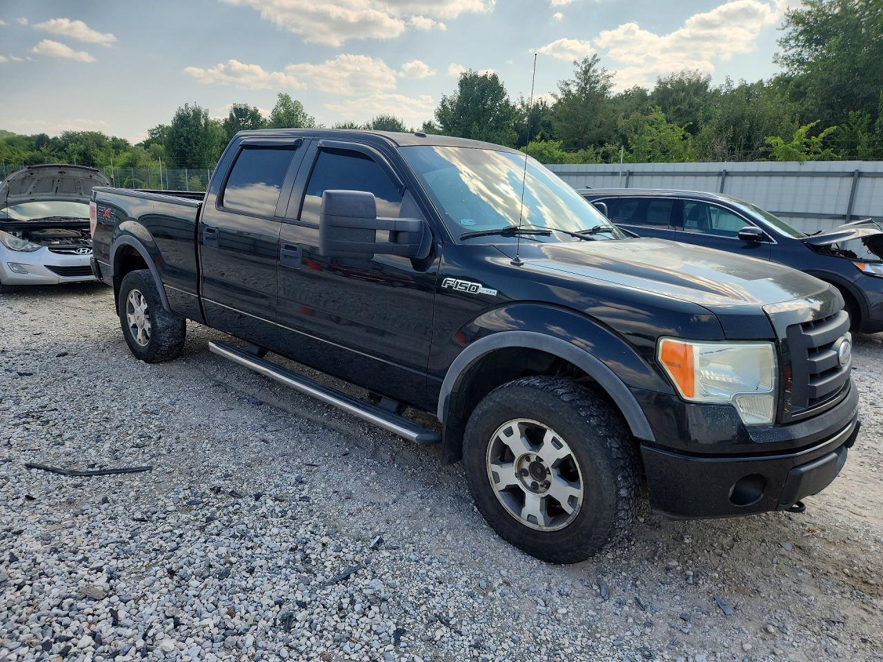 2009 Ford F150 Supercrew Black vin: 1FTPW14VX9KC89172