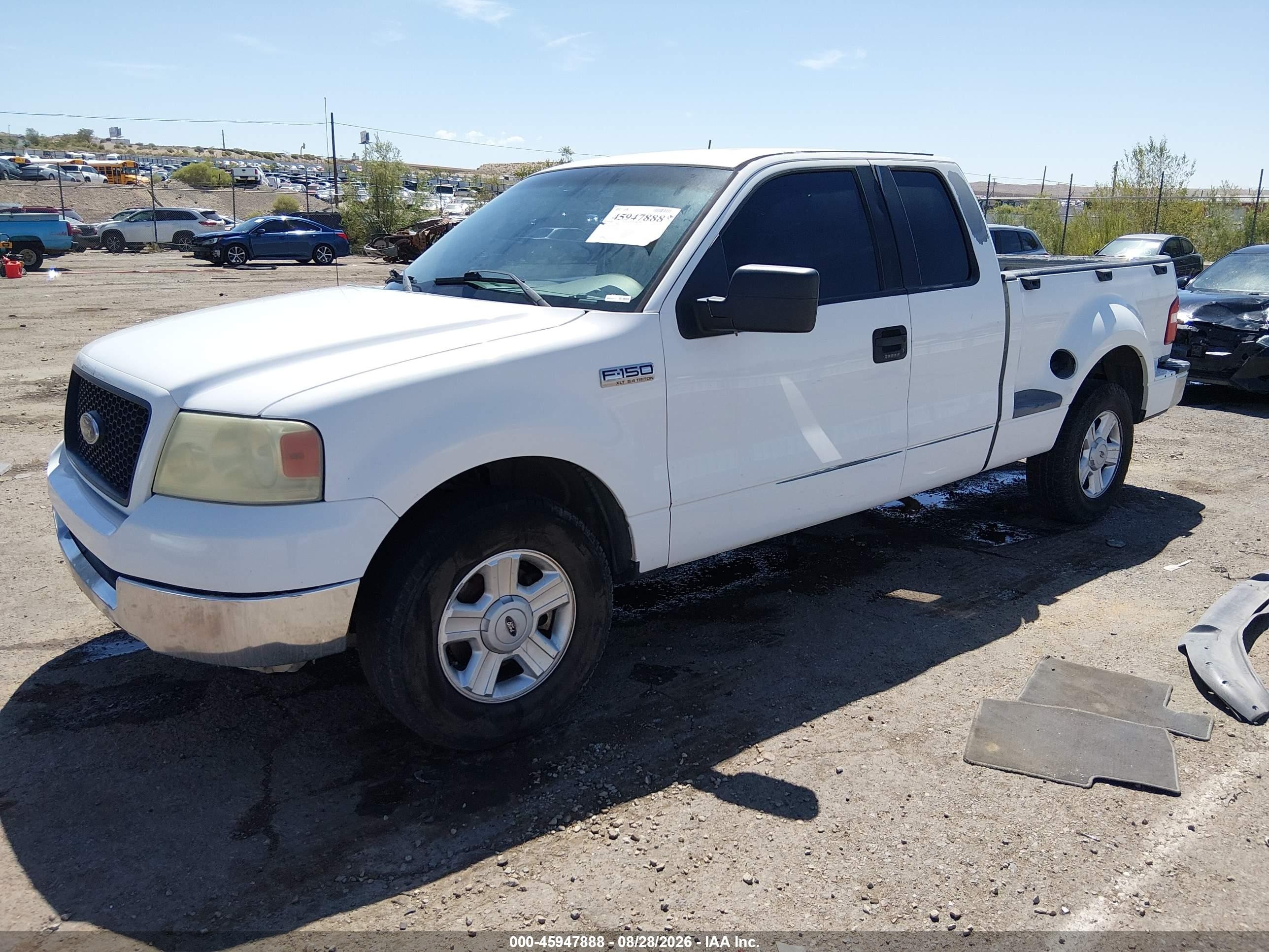 2004 Ford F-150 Xlt White vin: 1FTPX02514KD30839