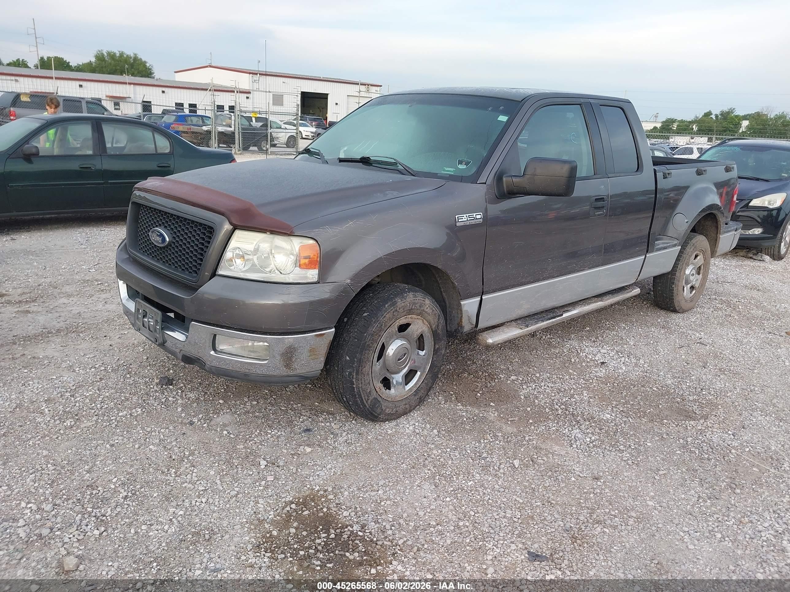 2004 Ford F-150 Xlt Gray vin: 1FTPX02554KB82405