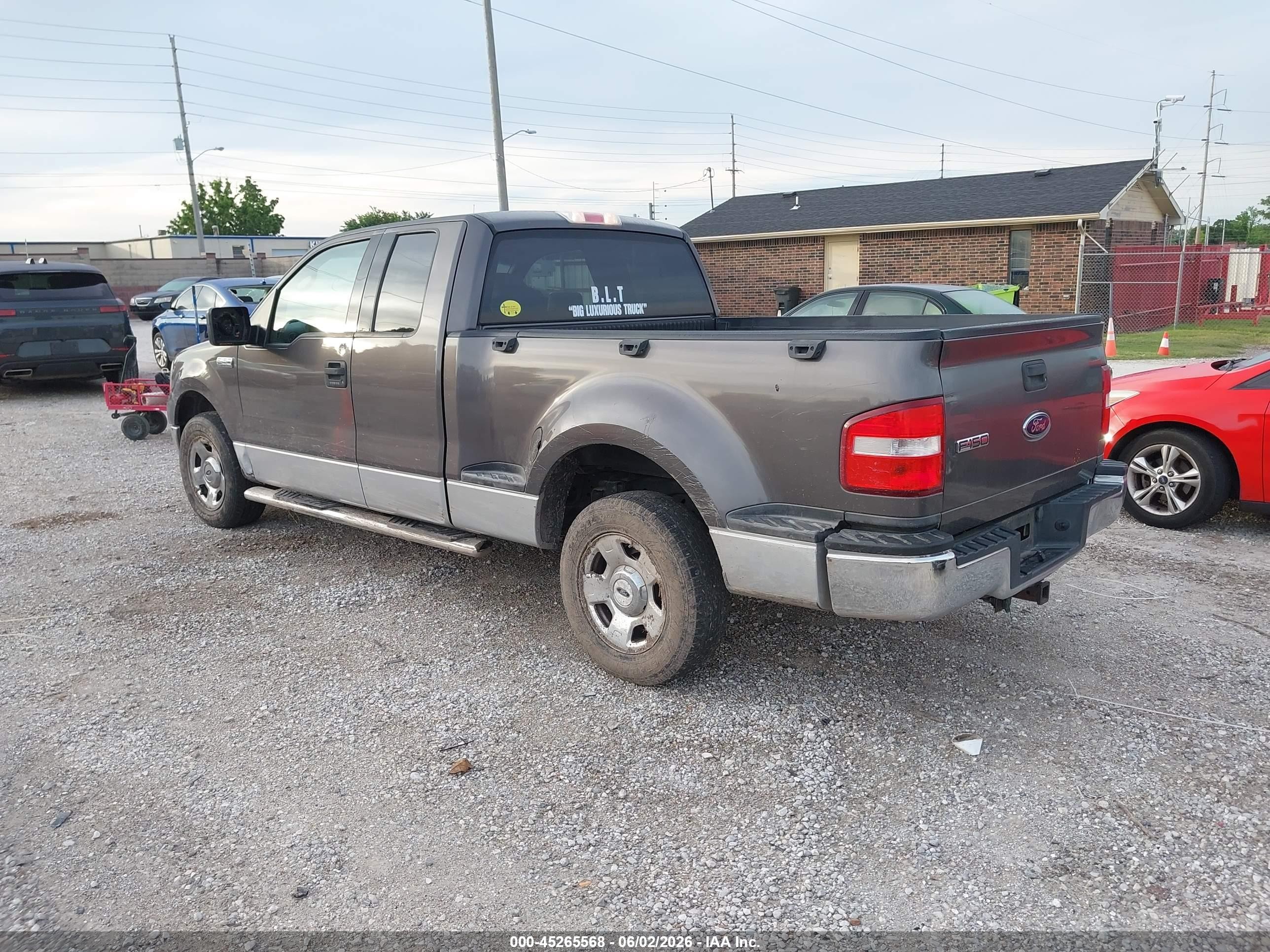 2004 Ford F-150 Xlt Gray vin: 1FTPX02554KB82405