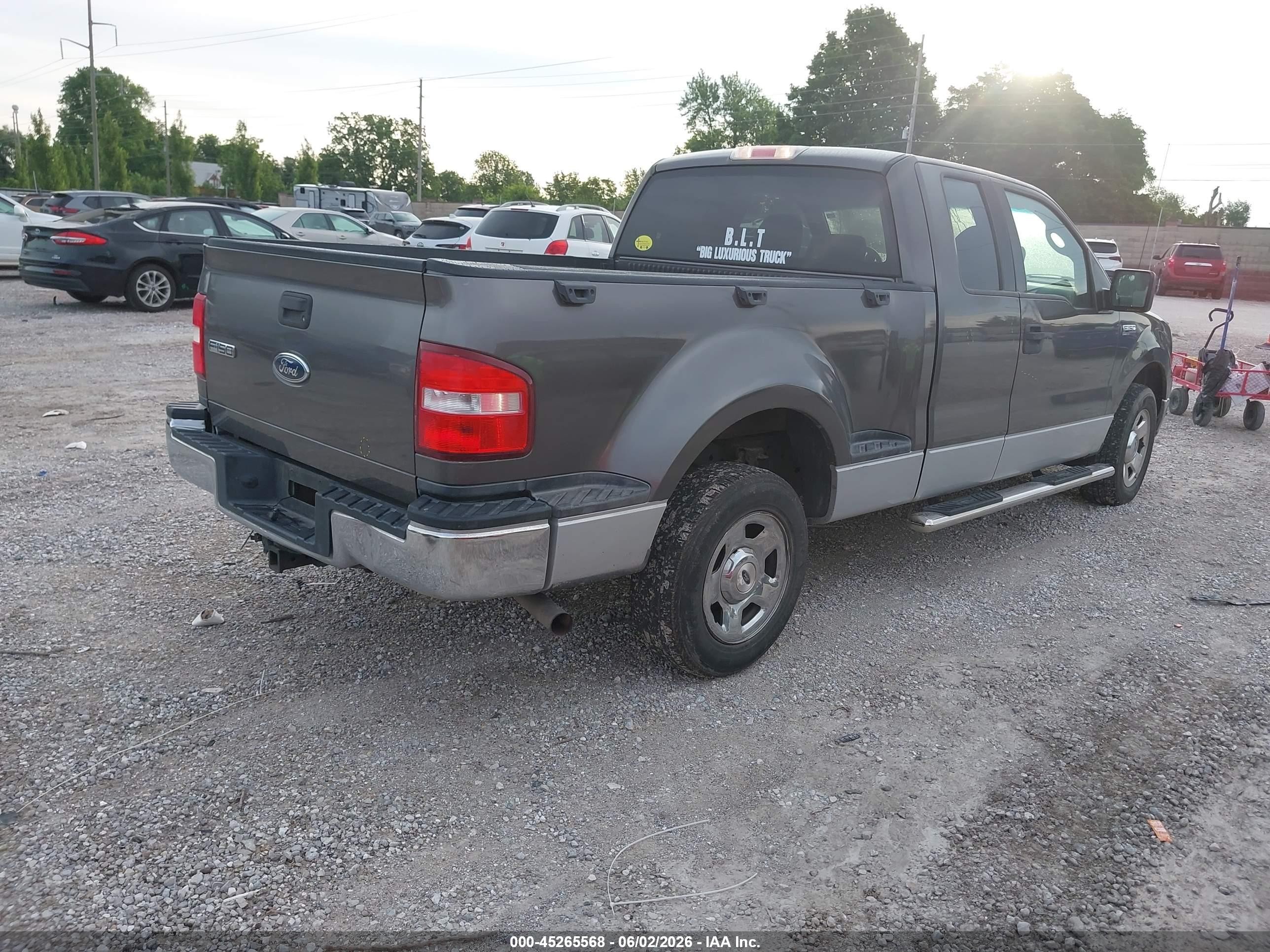 2004 Ford F-150 Xlt Gray vin: 1FTPX02554KB82405