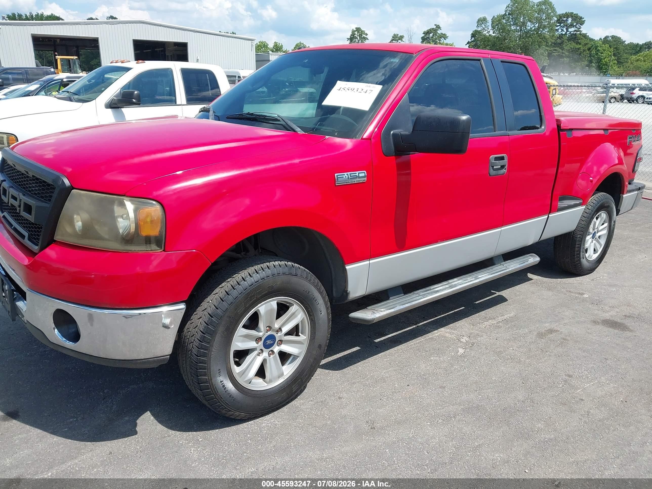 2006 Ford F-150 Xlt Red vin: 1FTPX02586KB36991