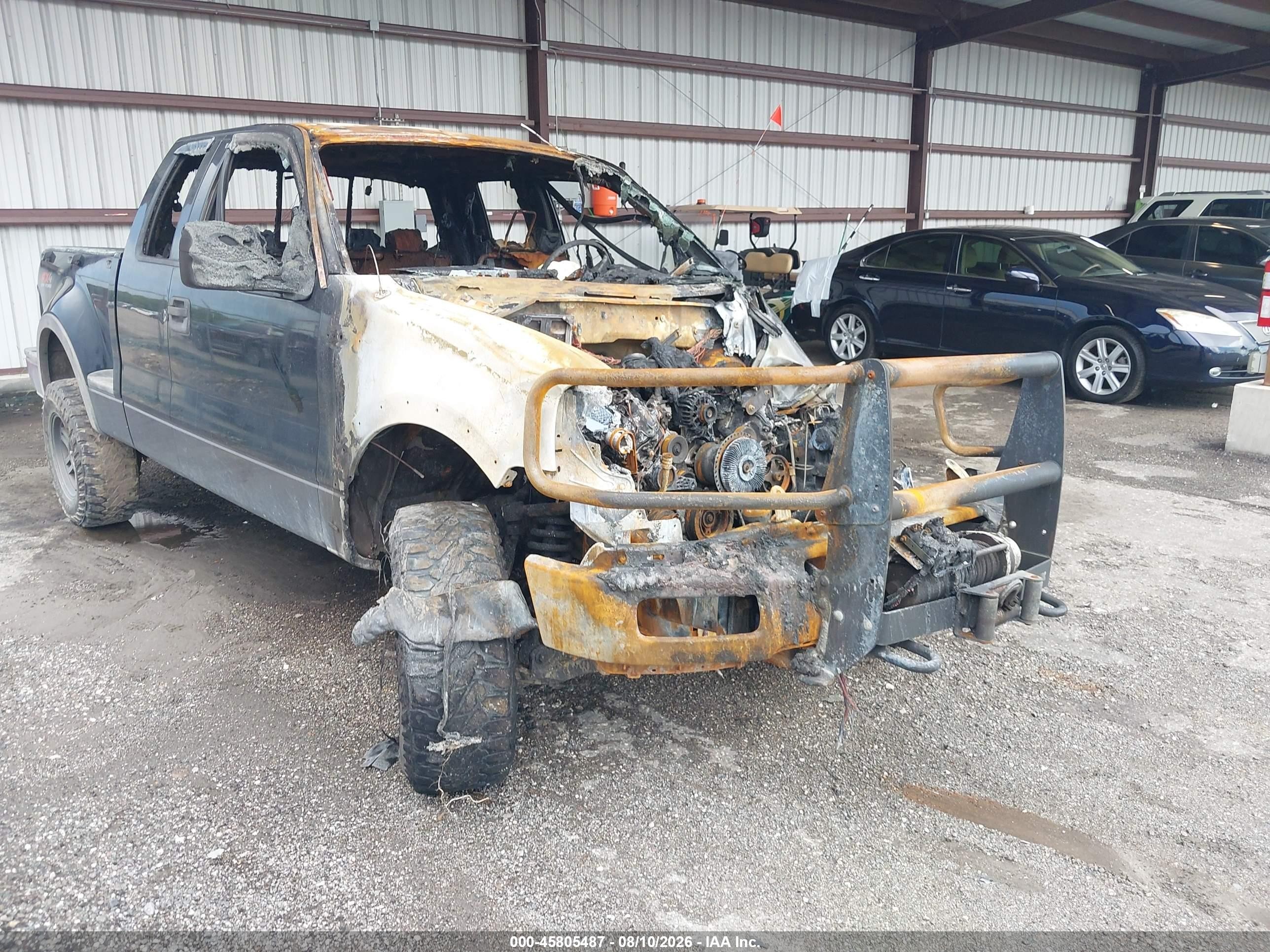 2004 Ford F-150 Fx4/xlt Black vin: 1FTPX04504KD21479
