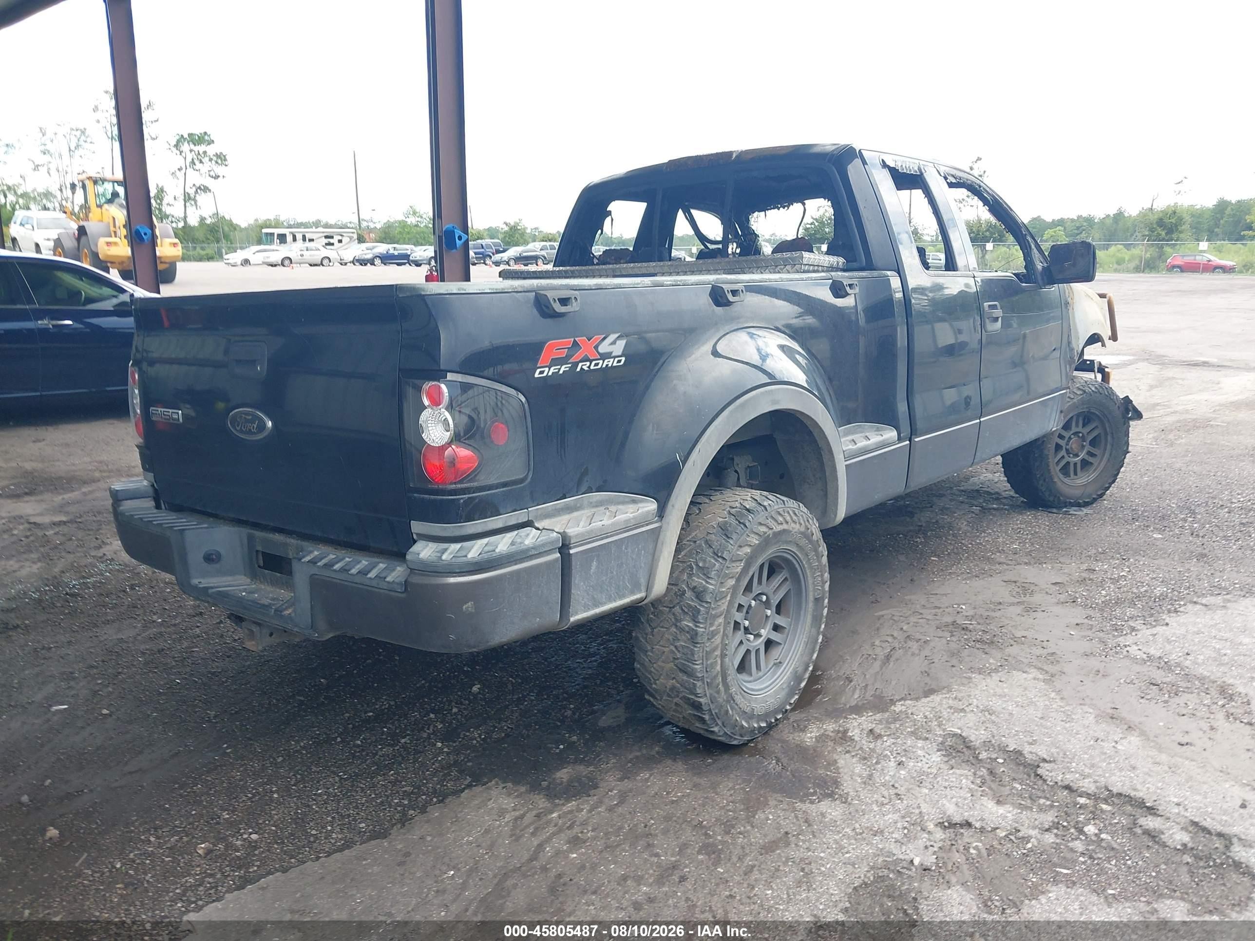 2004 Ford F-150 Fx4/xlt Black vin: 1FTPX04504KD21479
