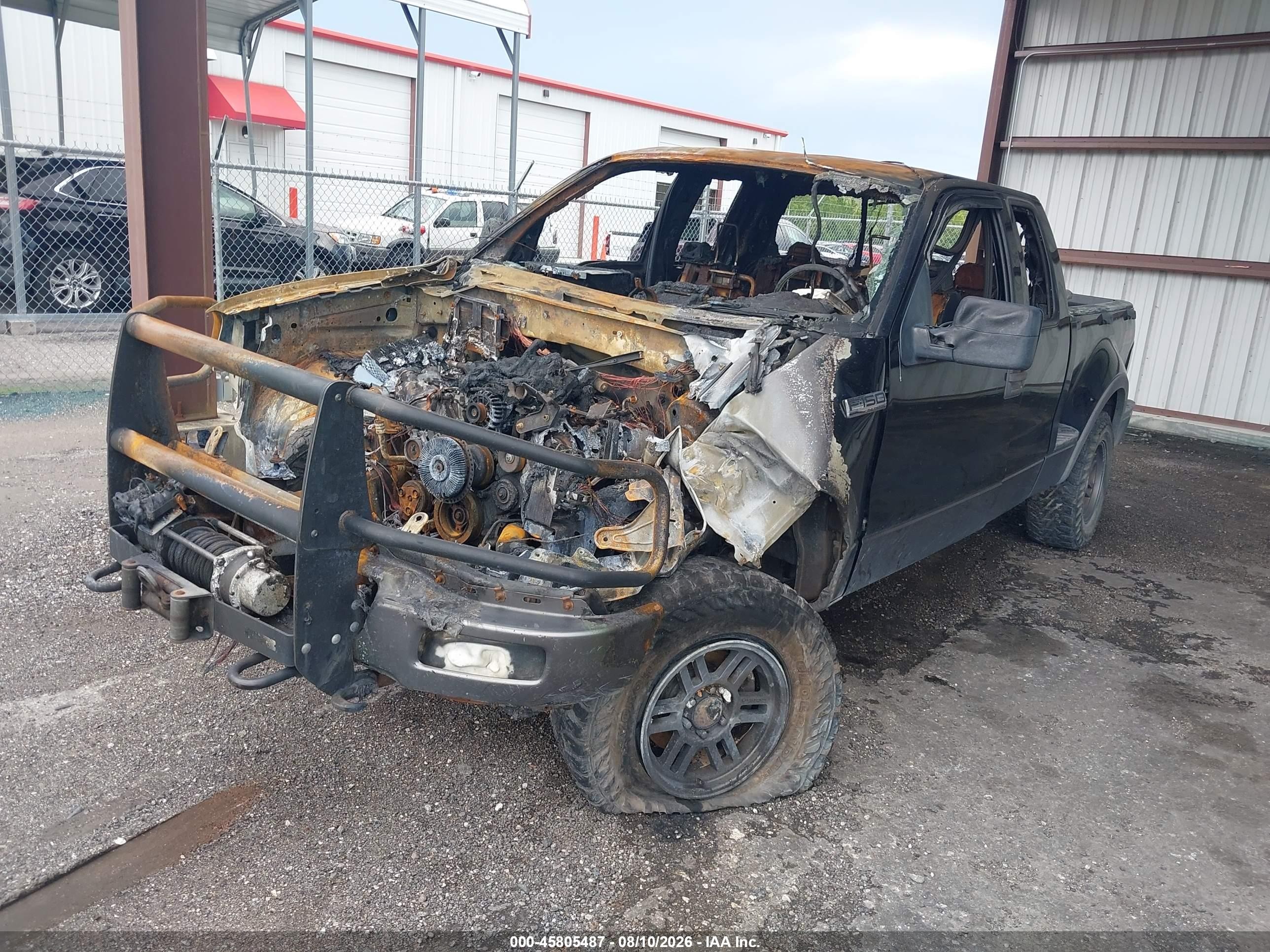 2004 Ford F-150 Fx4/xlt Black vin: 1FTPX04504KD21479