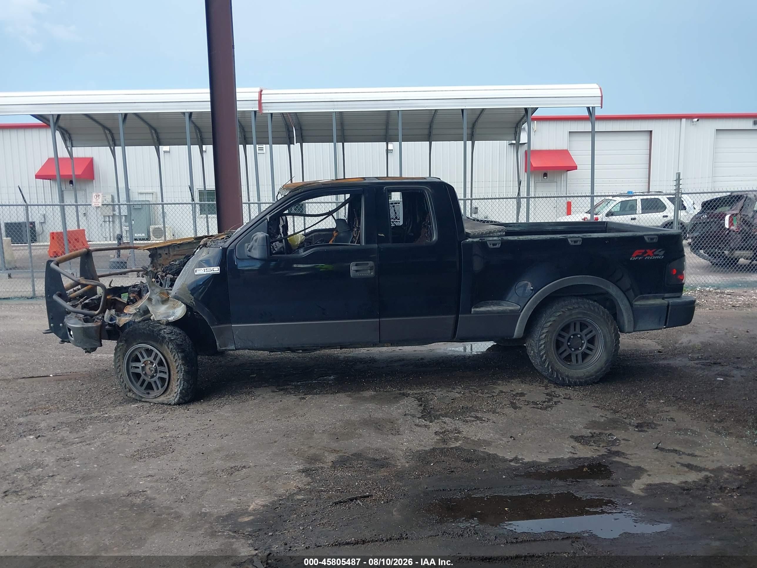 2004 Ford F-150 Fx4/xlt Black vin: 1FTPX04504KD21479