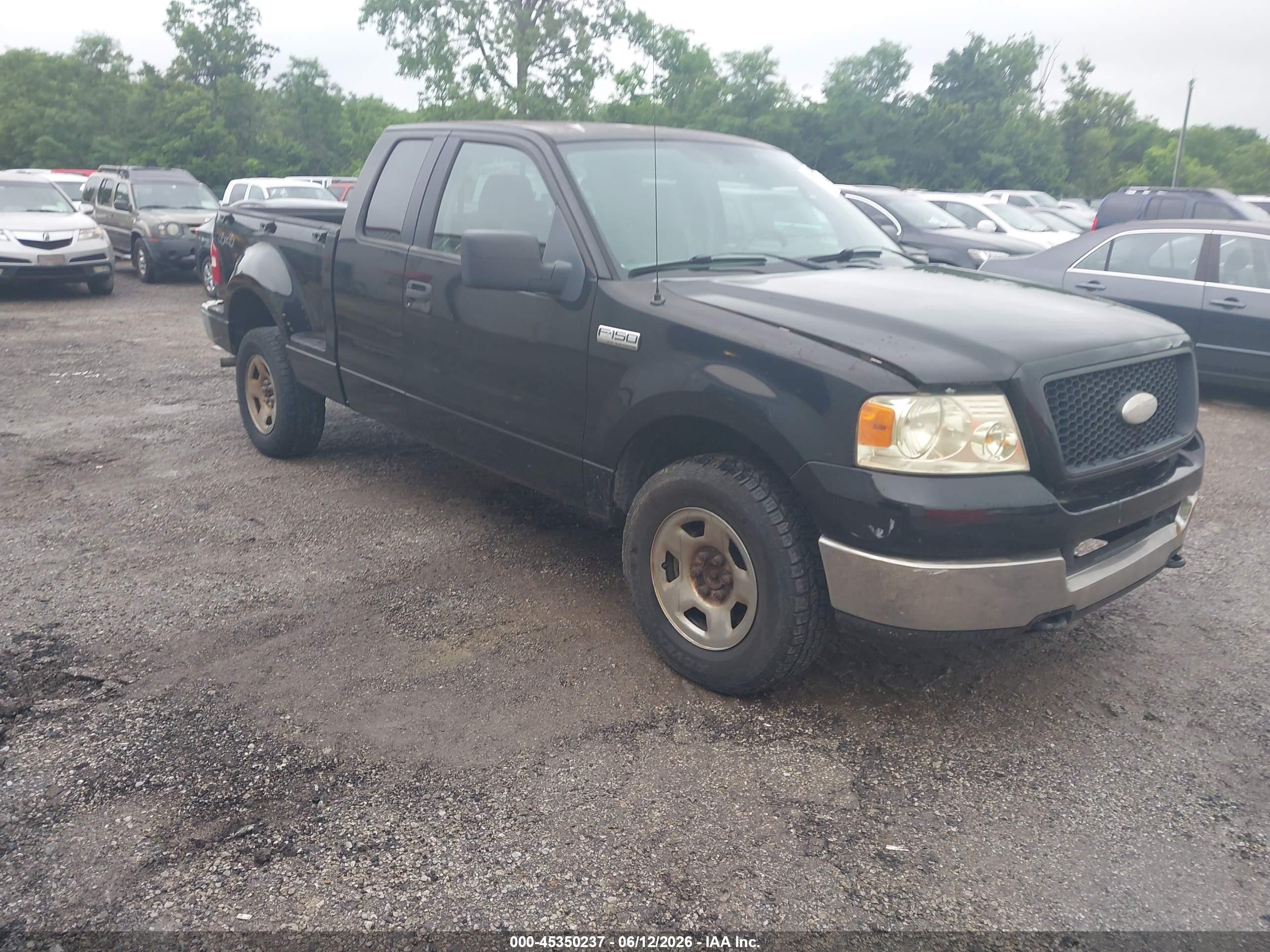 2005 Ford F-150 Fx4/xlt Черный vin: 1FTPX04505KC75718