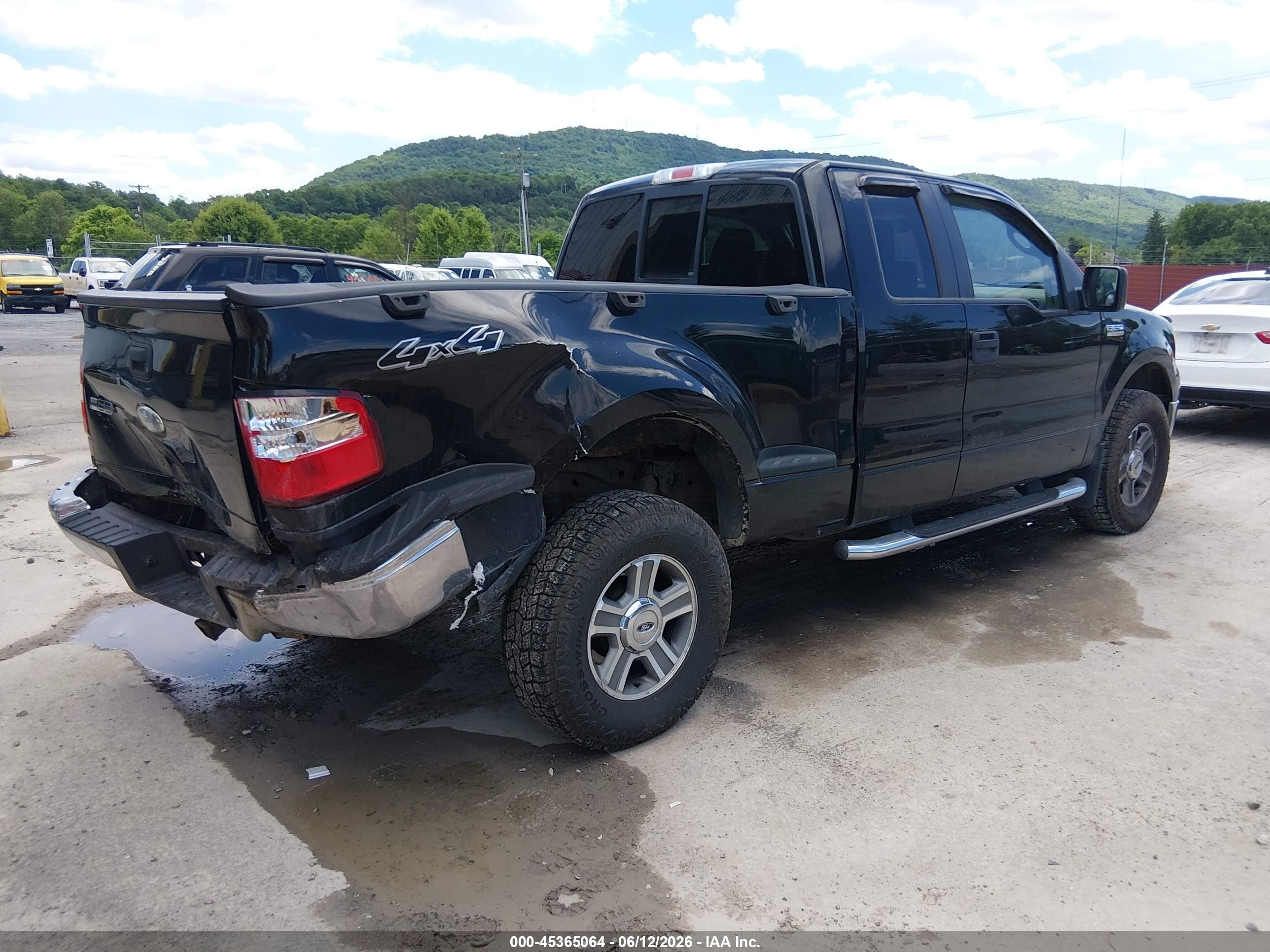 2007 Ford F-150 Fx4/xlt Black vin: 1FTPX04507KD38013