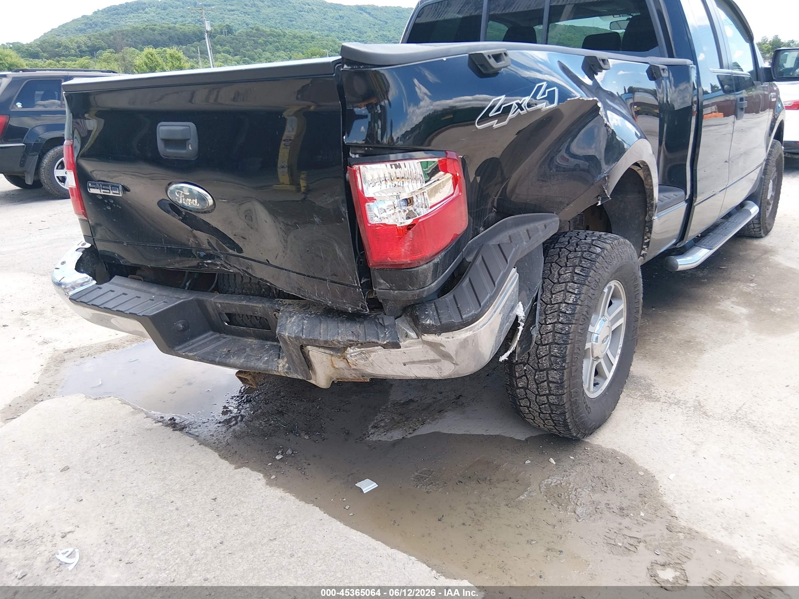 2007 Ford F-150 Fx4/xlt Black vin: 1FTPX04507KD38013