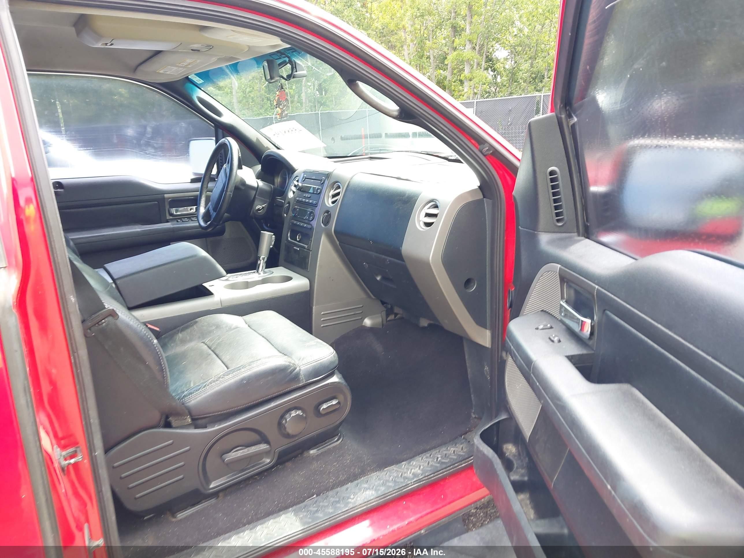 2007 Ford F-150 Fx4/xlt Red vin: 1FTPX04517KD15808