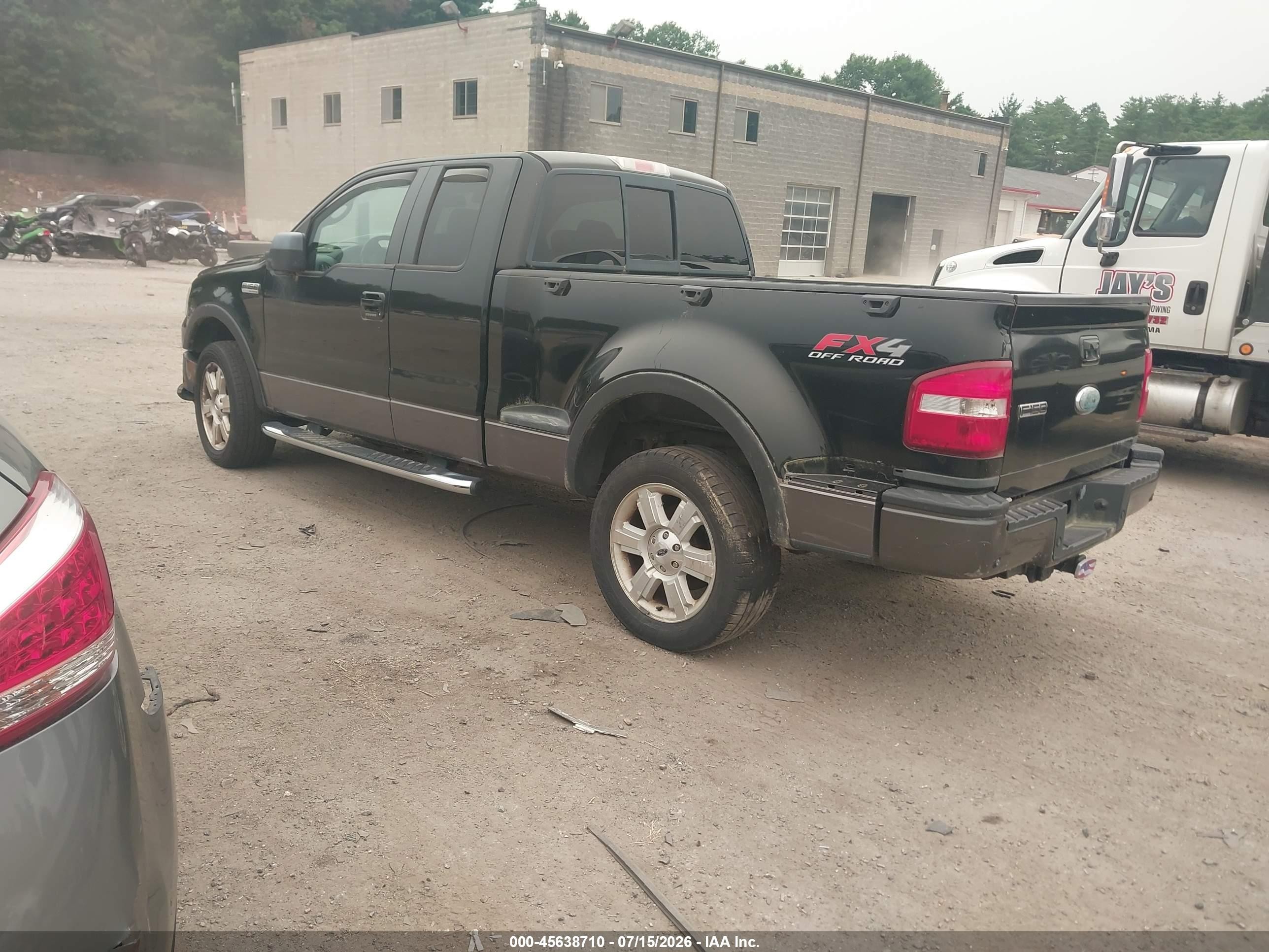 2008 Ford F-150 Fx4/xlt Black vin: 1FTPX04518KE27252