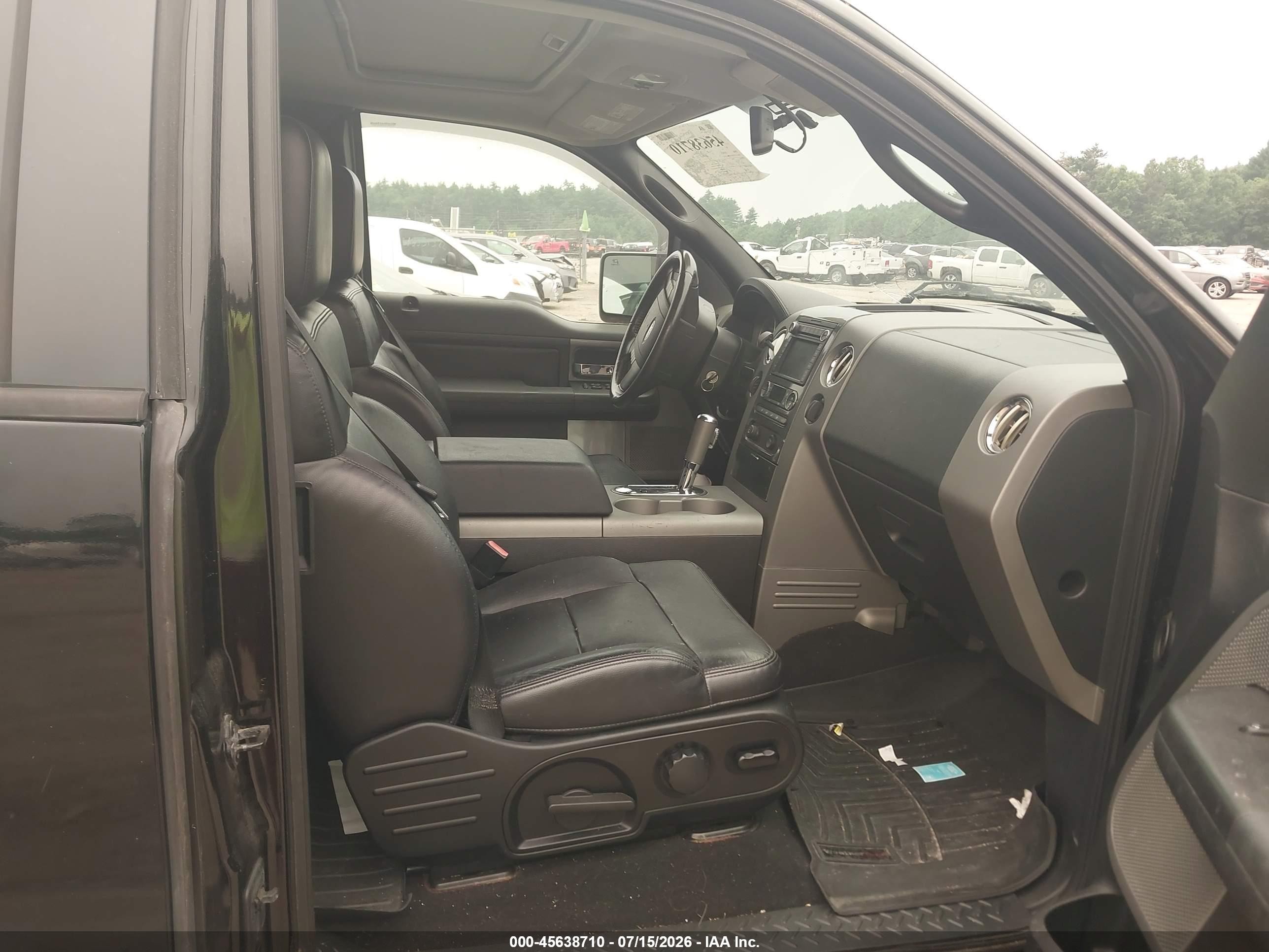2008 Ford F-150 Fx4/xlt Black vin: 1FTPX04518KE27252
