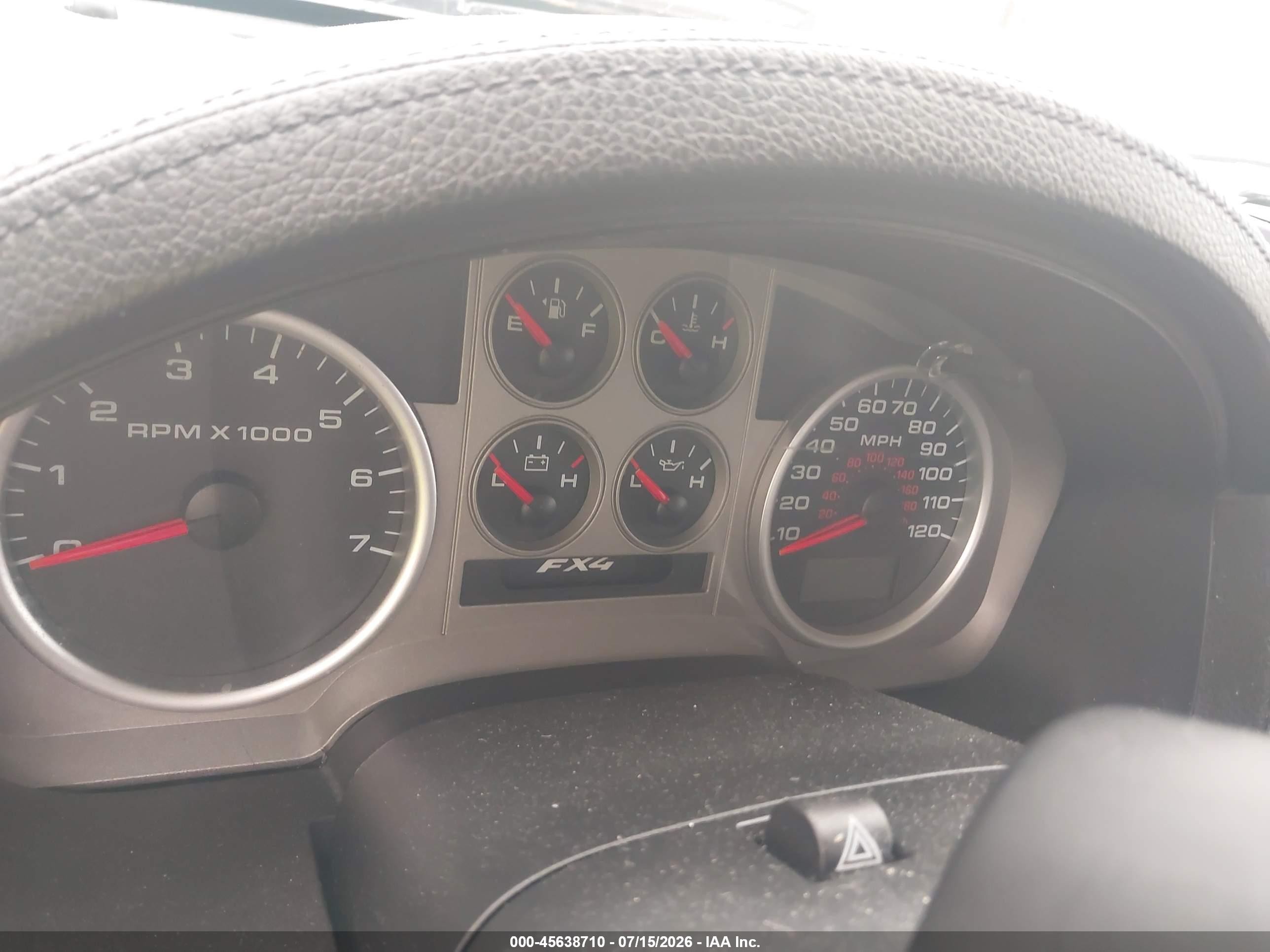 2008 Ford F-150 Fx4/xlt Black vin: 1FTPX04518KE27252