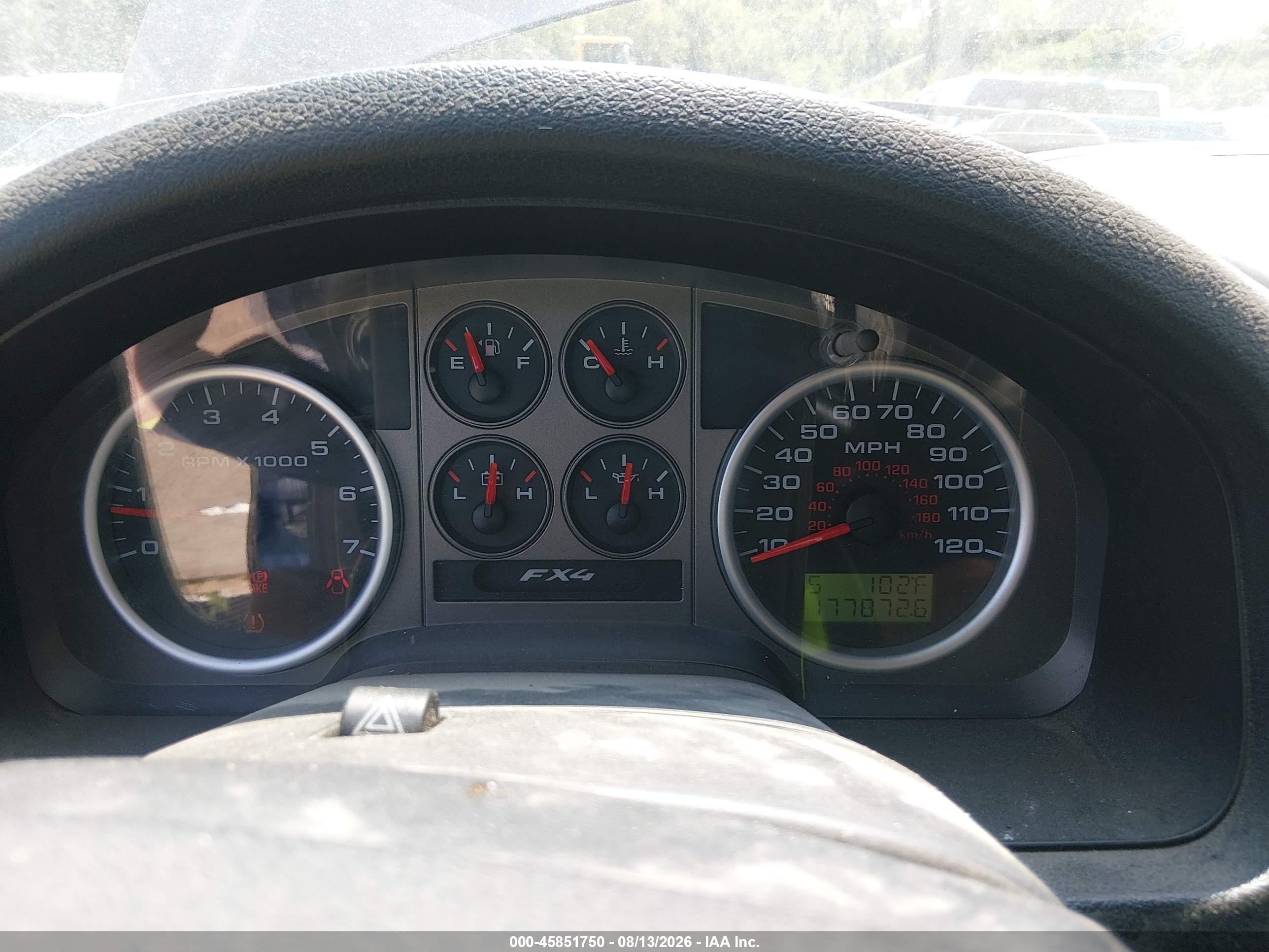 2007 Ford F-150 Fx4/xlt Blue vin: 1FTPX04527KA95174