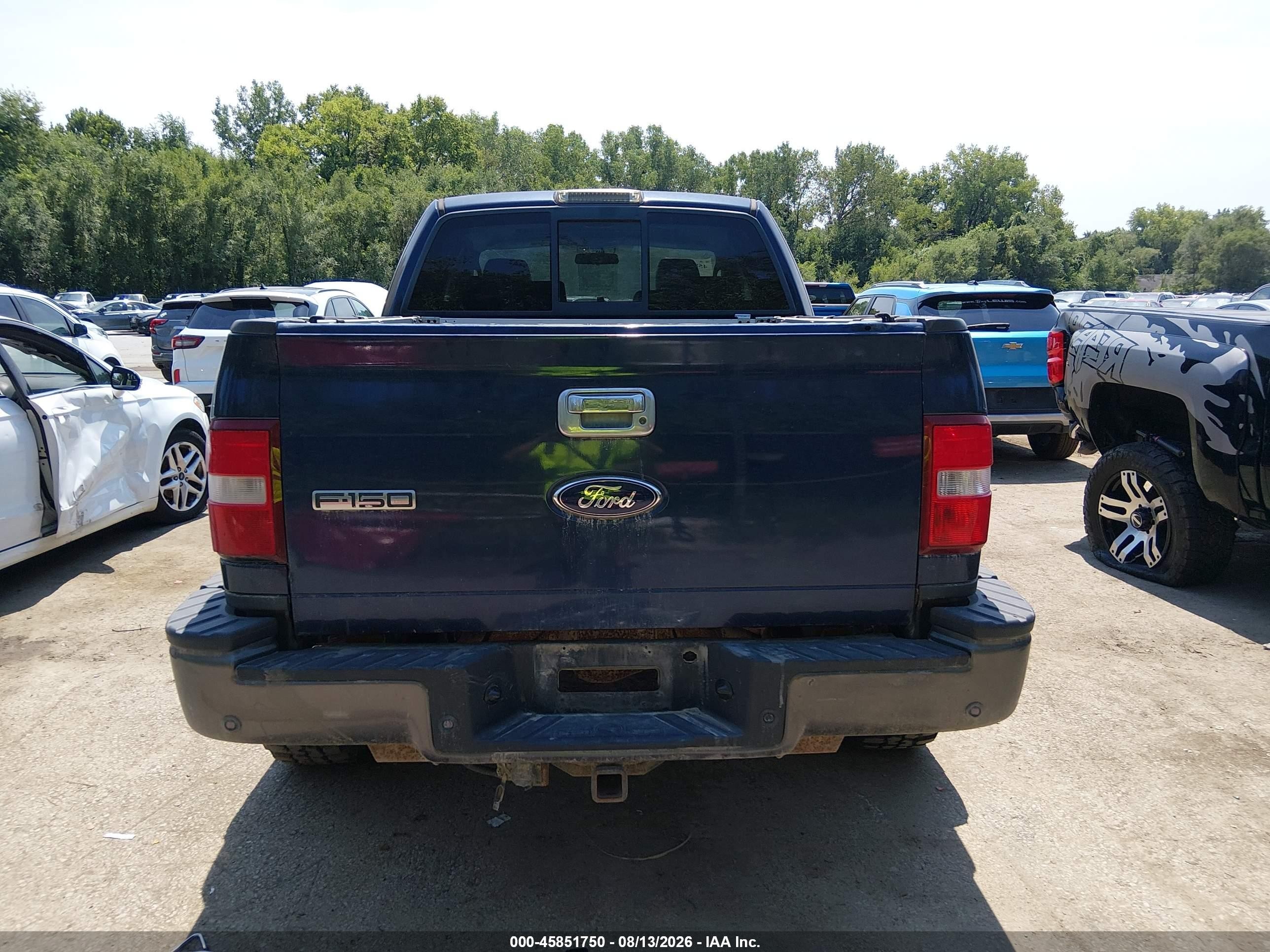2007 Ford F-150 Fx4/xlt Blue vin: 1FTPX04527KA95174