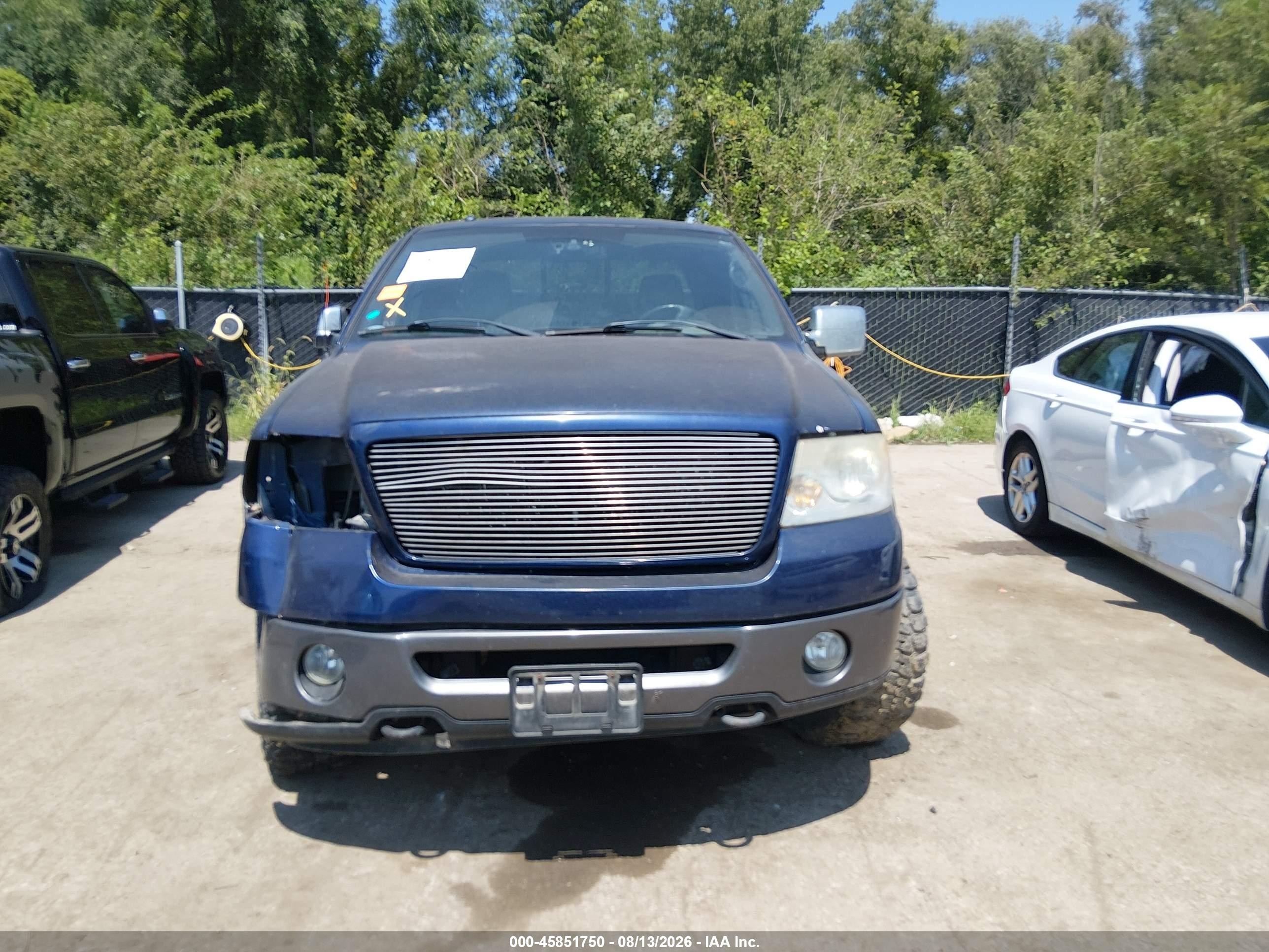 2007 Ford F-150 Fx4/xlt Blue vin: 1FTPX04527KA95174