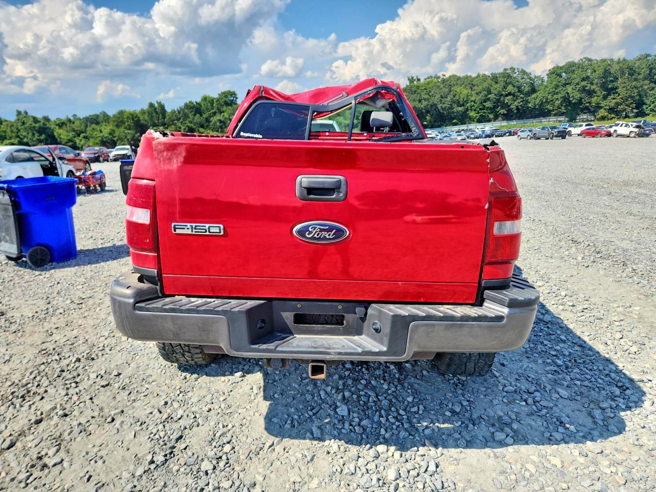 2007 Ford F150 Red vin: 1FTPX04537KA72275