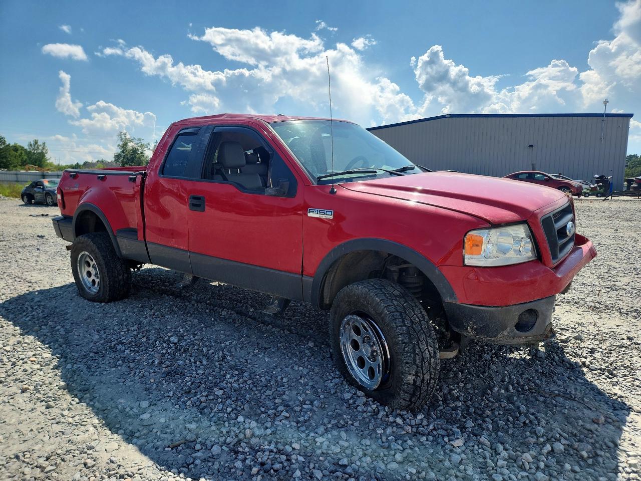 2007 Ford F150 Red vin: 1FTPX04537KA72275