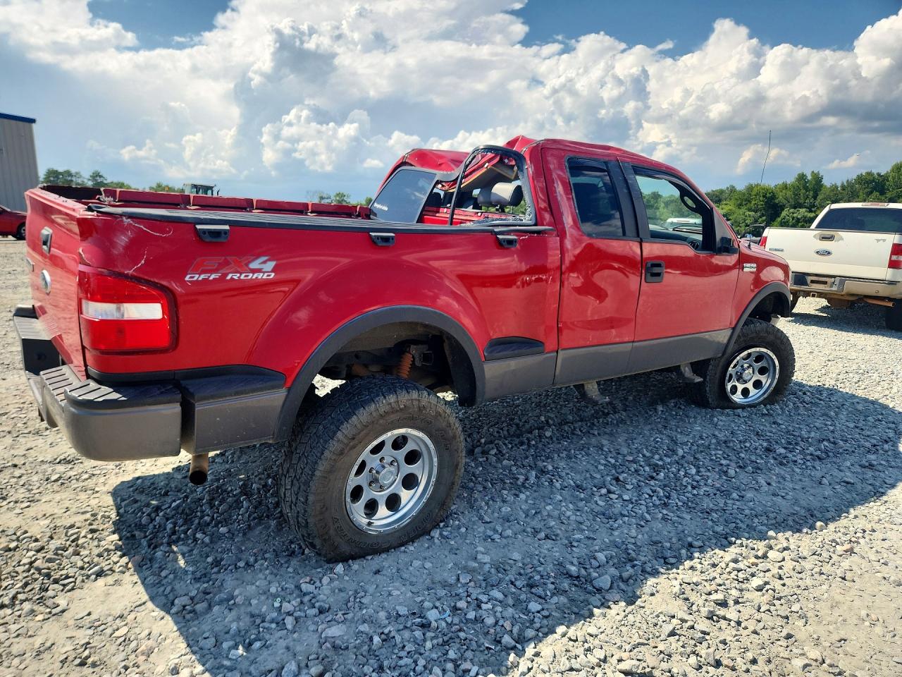 2007 Ford F150 Red vin: 1FTPX04537KA72275