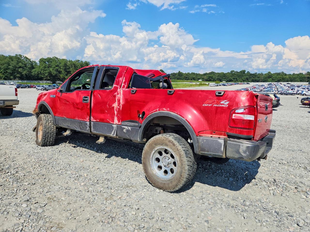 2007 Ford F150 Red vin: 1FTPX04537KA72275