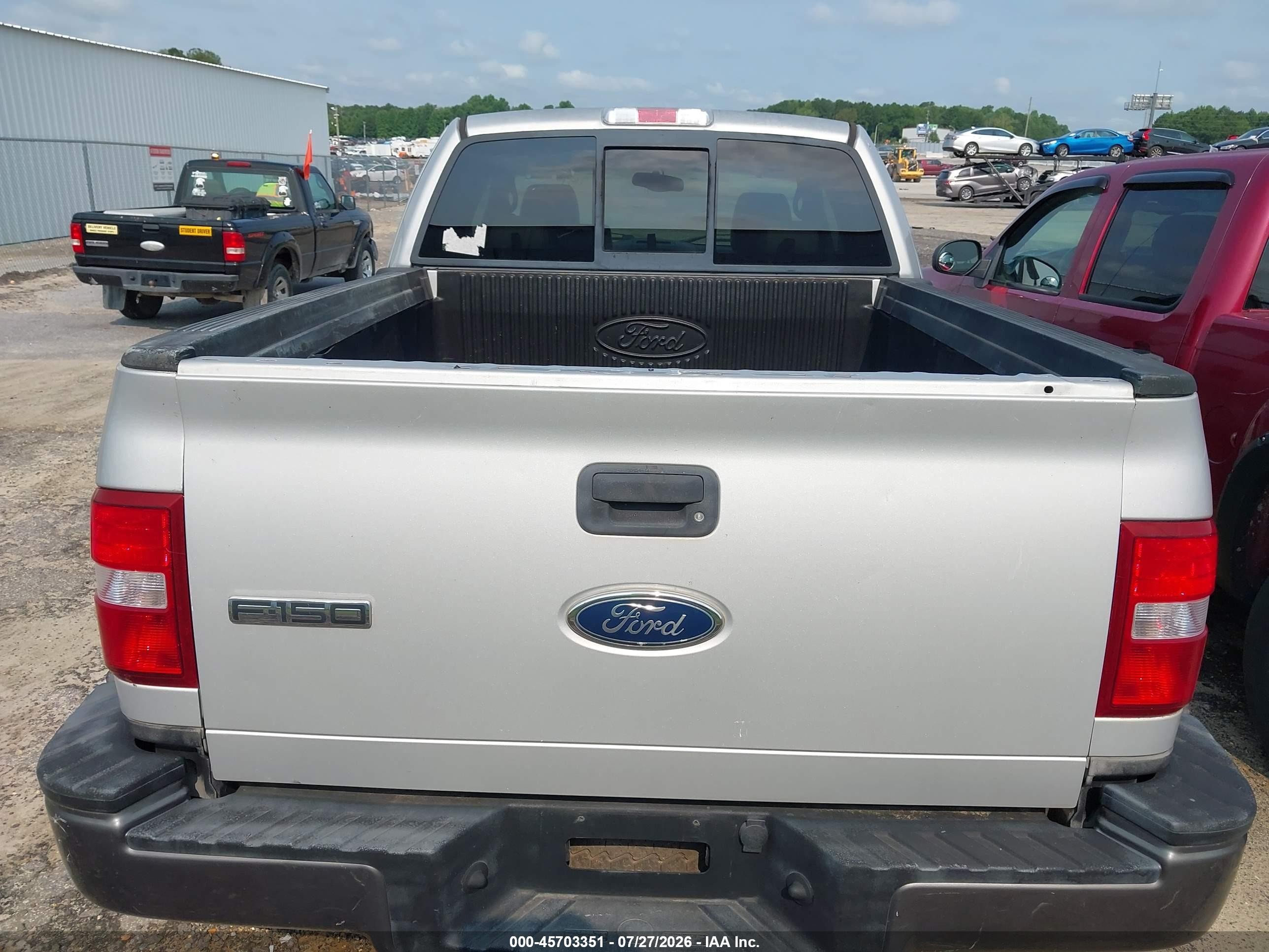 2004 Ford F-150 Fx4/xlt Gray vin: 1FTPX04554KB82594