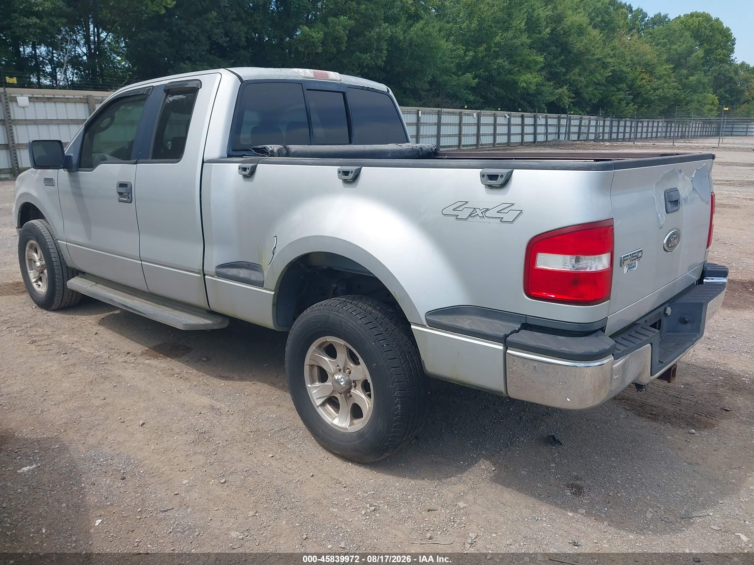 2005 Ford F-150 Fx4/xlt Gray vin: 1FTPX04565KE64471