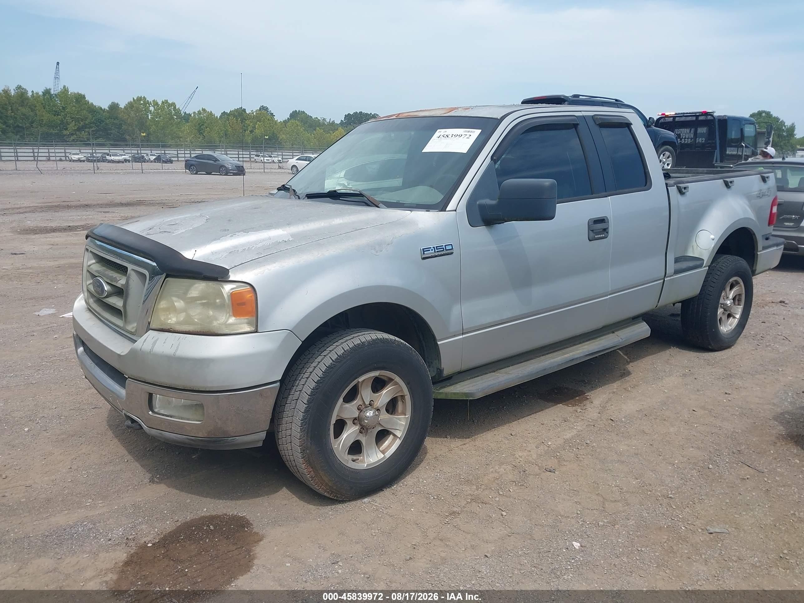 2005 Ford F-150 Fx4/xlt Gray vin: 1FTPX04565KE64471
