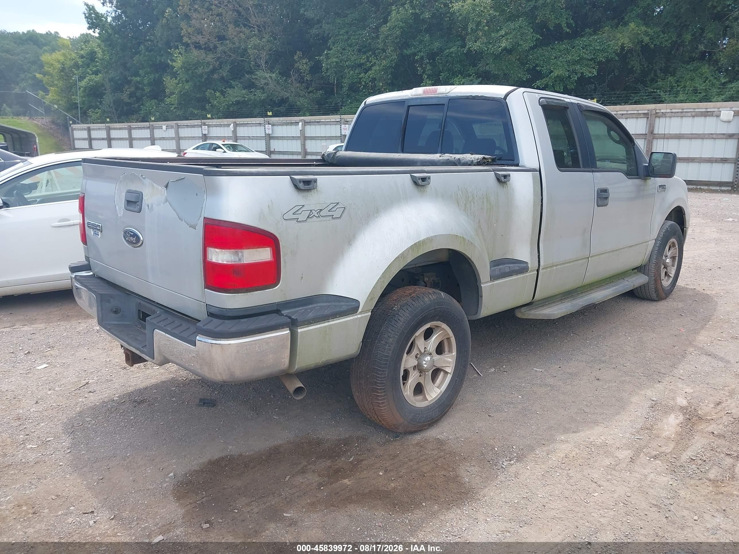 2005 Ford F-150 Fx4/xlt Gray vin: 1FTPX04565KE64471
