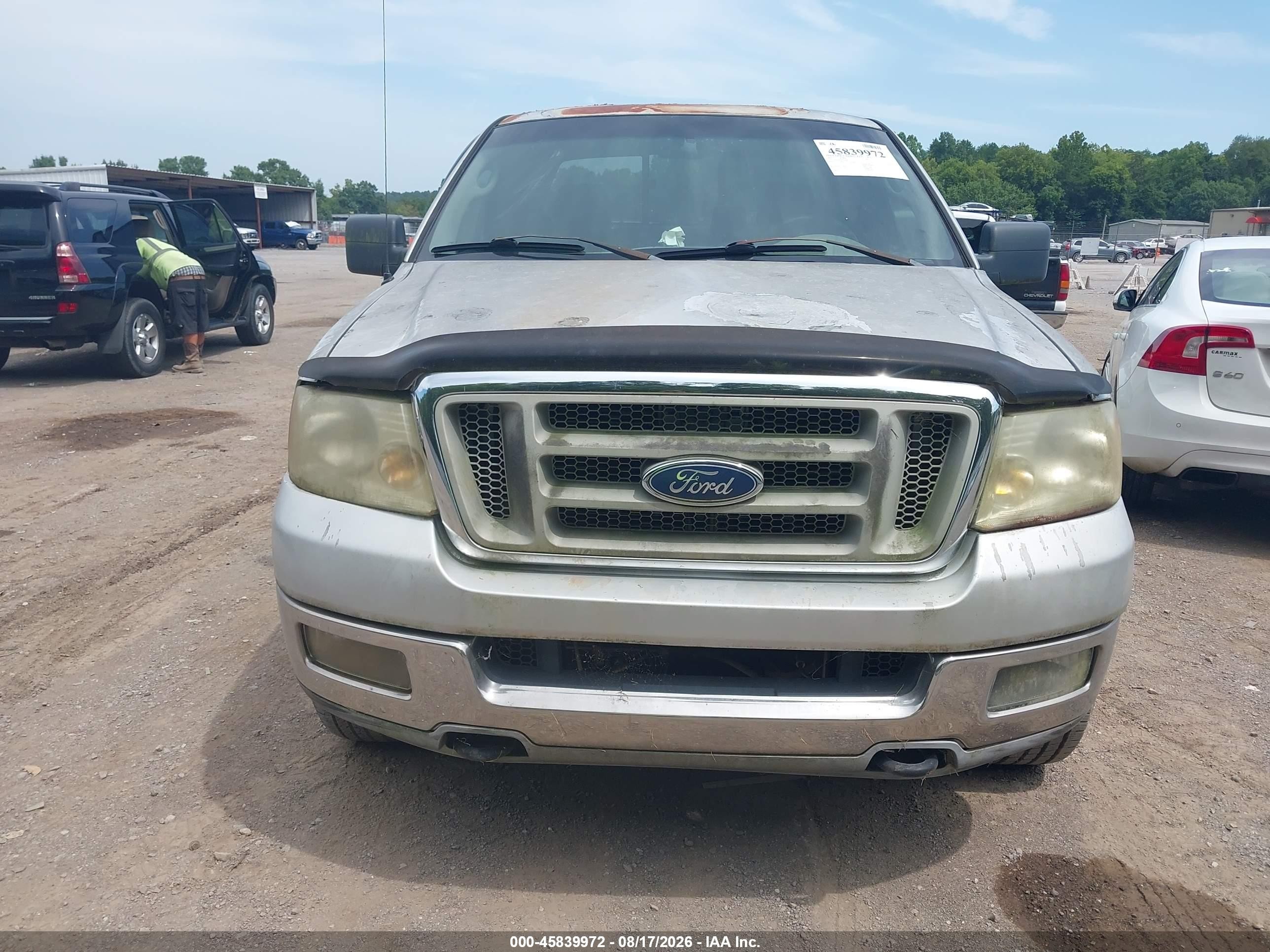 2005 Ford F-150 Fx4/xlt Gray vin: 1FTPX04565KE64471