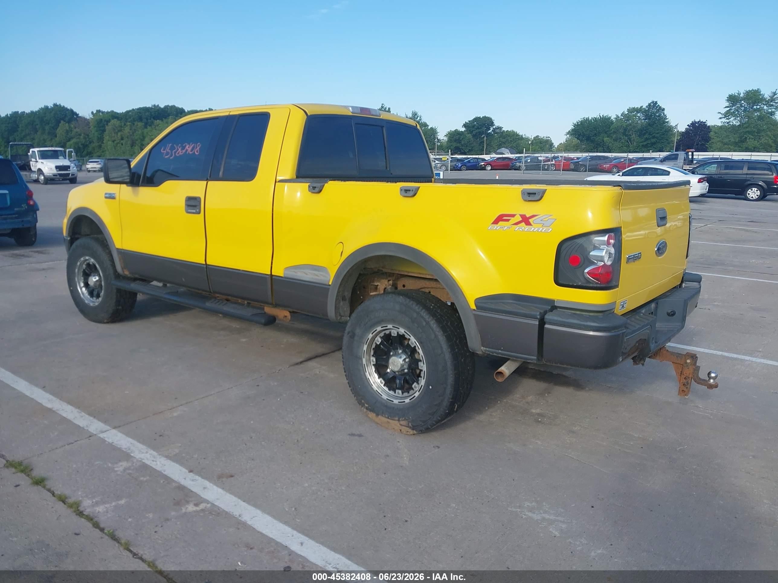 2004 Ford F-150 Fx4/xlt Yellow vin: 1FTPX04574KC91235