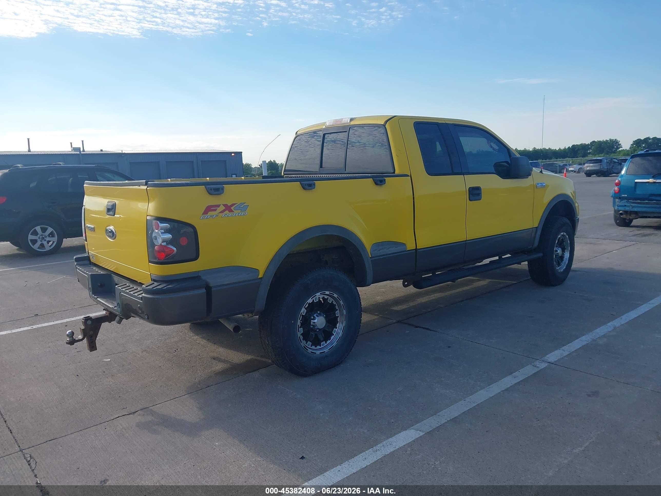 2004 Ford F-150 Fx4/xlt Yellow vin: 1FTPX04574KC91235
