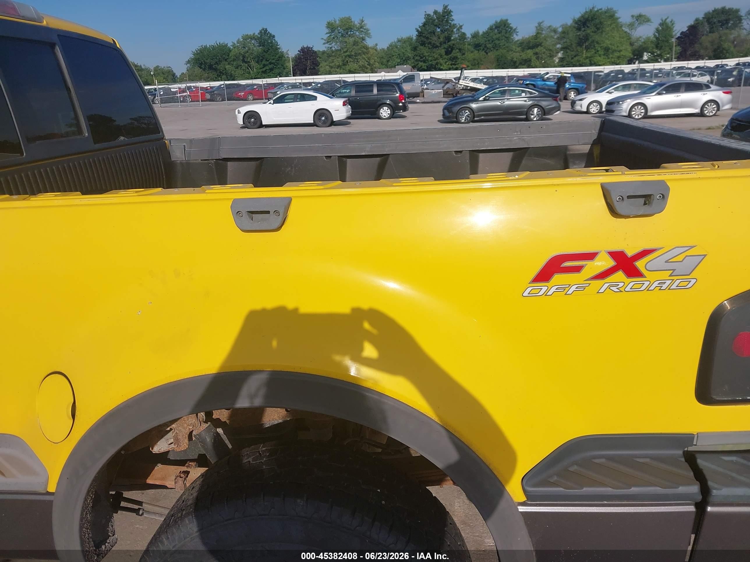 2004 Ford F-150 Fx4/xlt Yellow vin: 1FTPX04574KC91235
