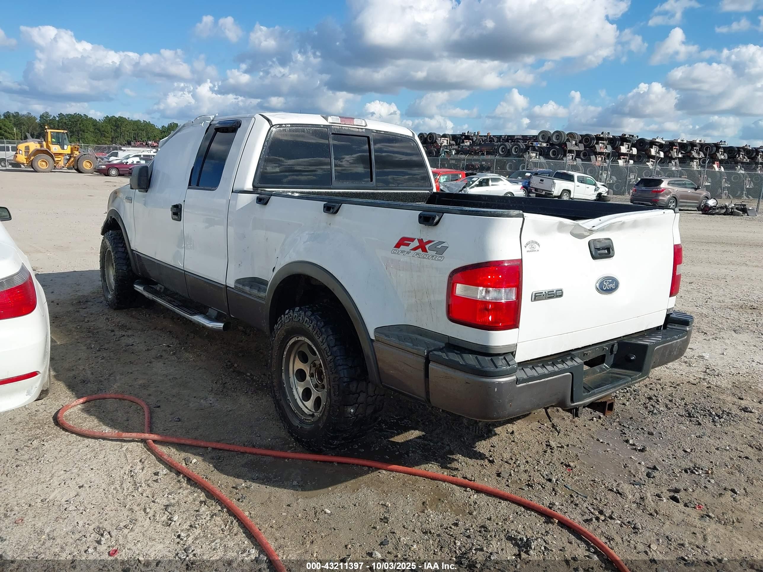 2004 Ford F-150 Fx4/xlt White vin: 1FTPX04574KD21141