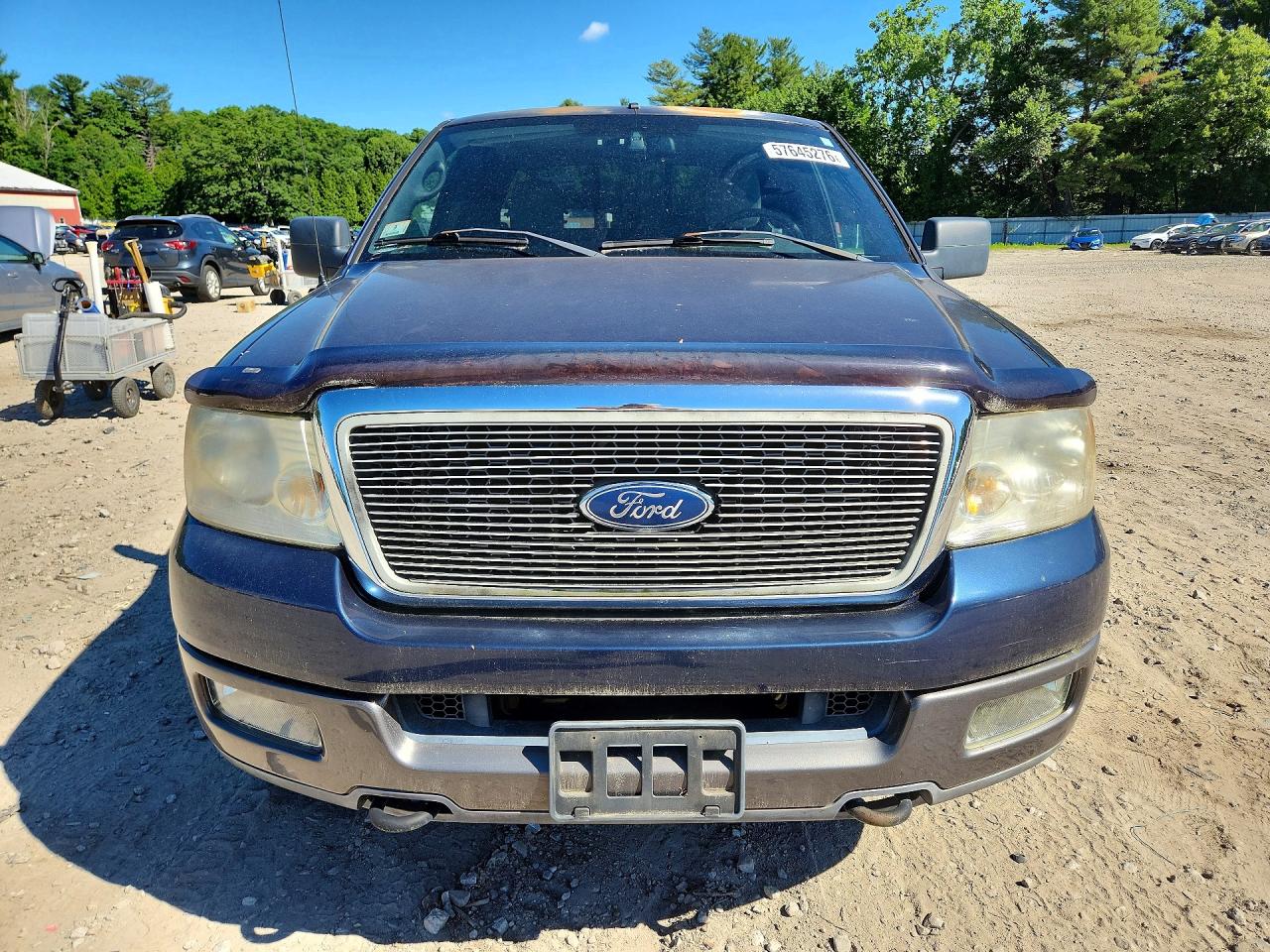2004 Ford F150 Blue vin: 1FTPX04574KD76253