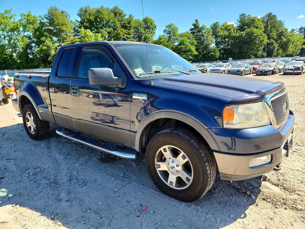 2004 Ford F150 Blue vin: 1FTPX04574KD76253