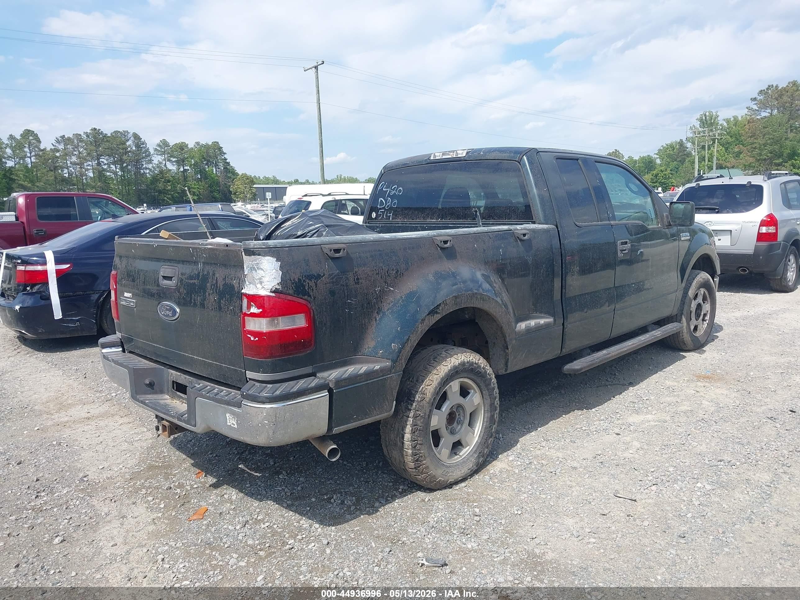 2004 Ford F-150   Green vin: 1FTPX04574KD80514