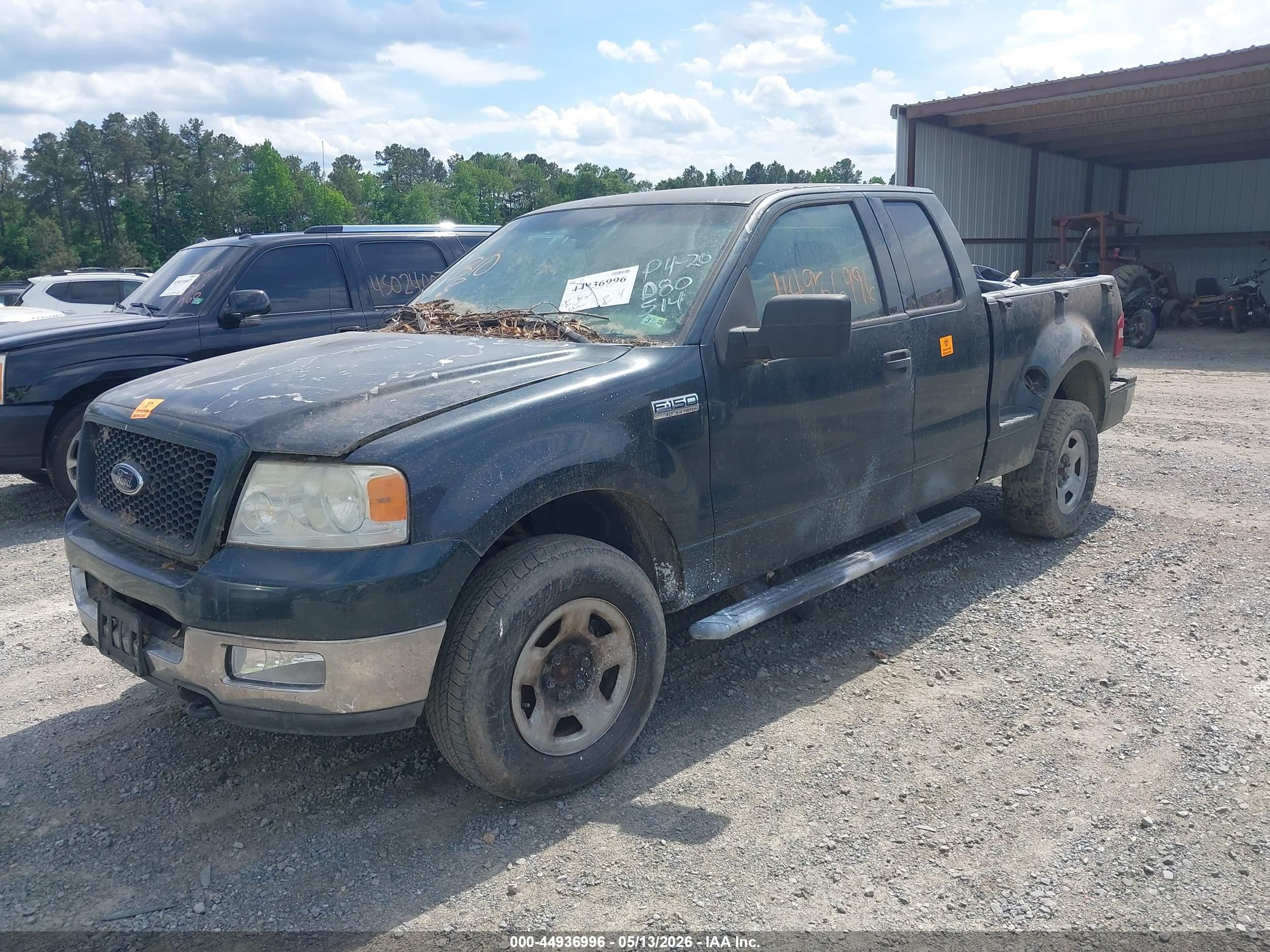 2004 Ford F-150   Green vin: 1FTPX04574KD80514