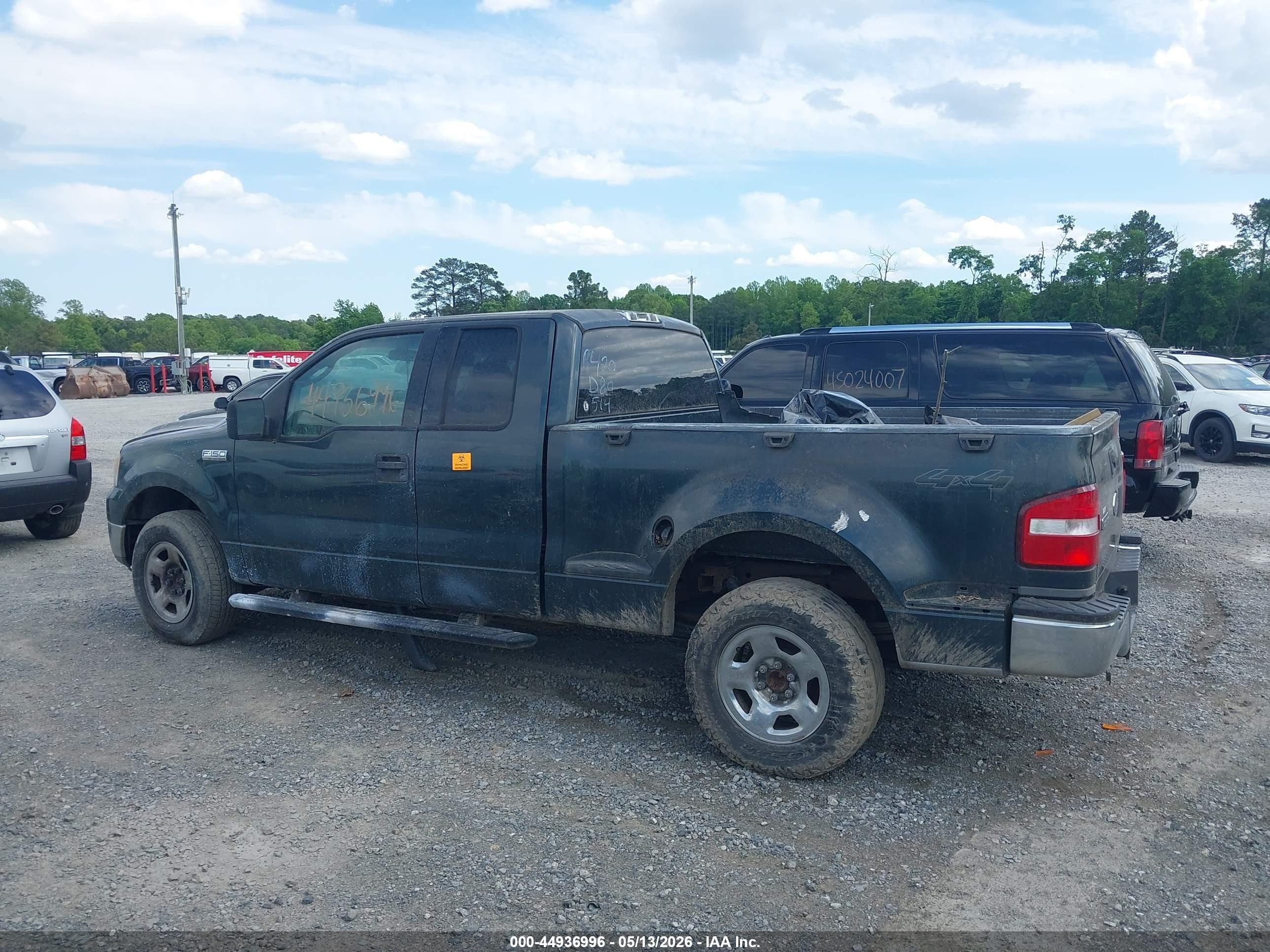 2004 Ford F-150   Green vin: 1FTPX04574KD80514