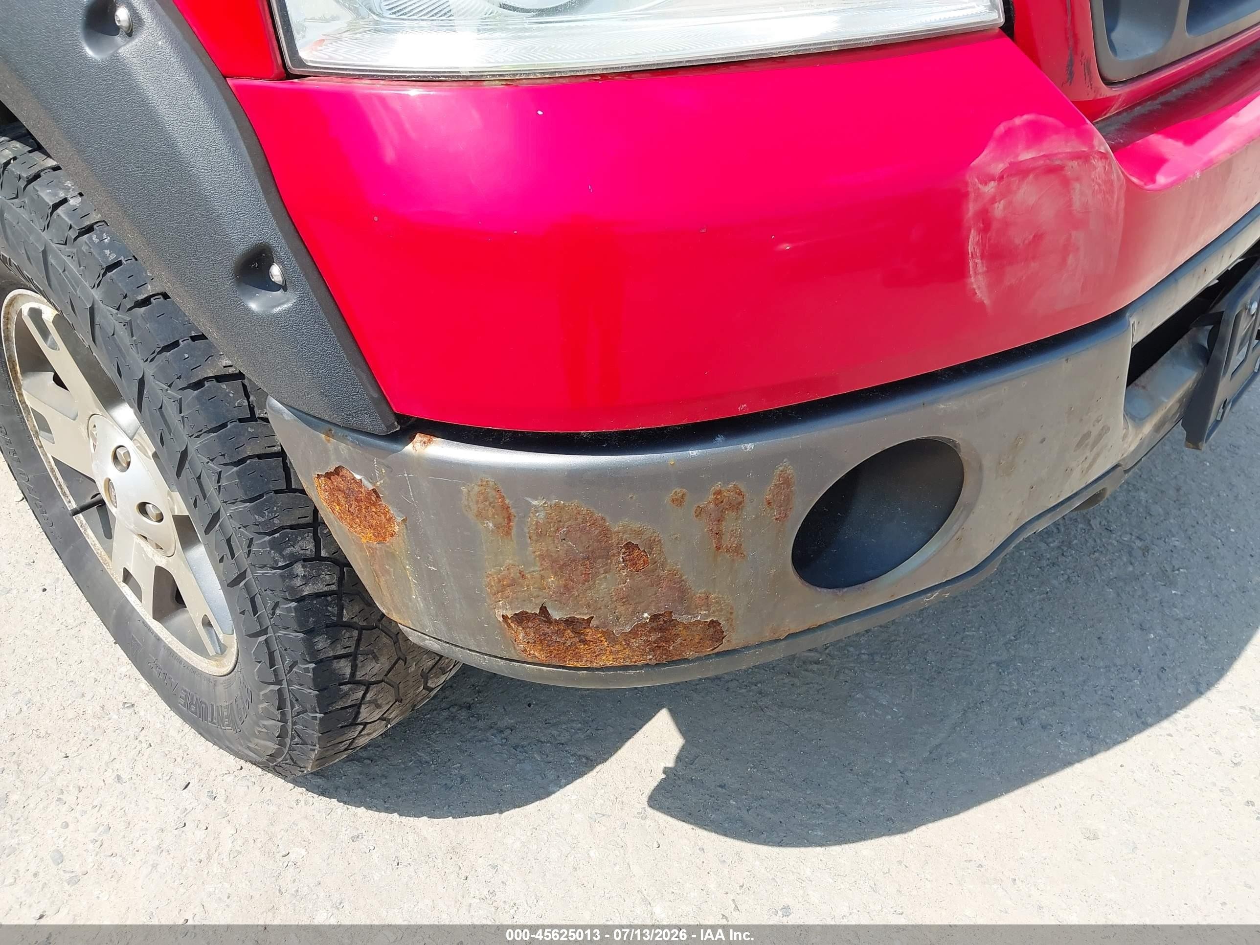 2006 Ford F-150 Fx4/xlt Красный vin: 1FTPX04586KB93544