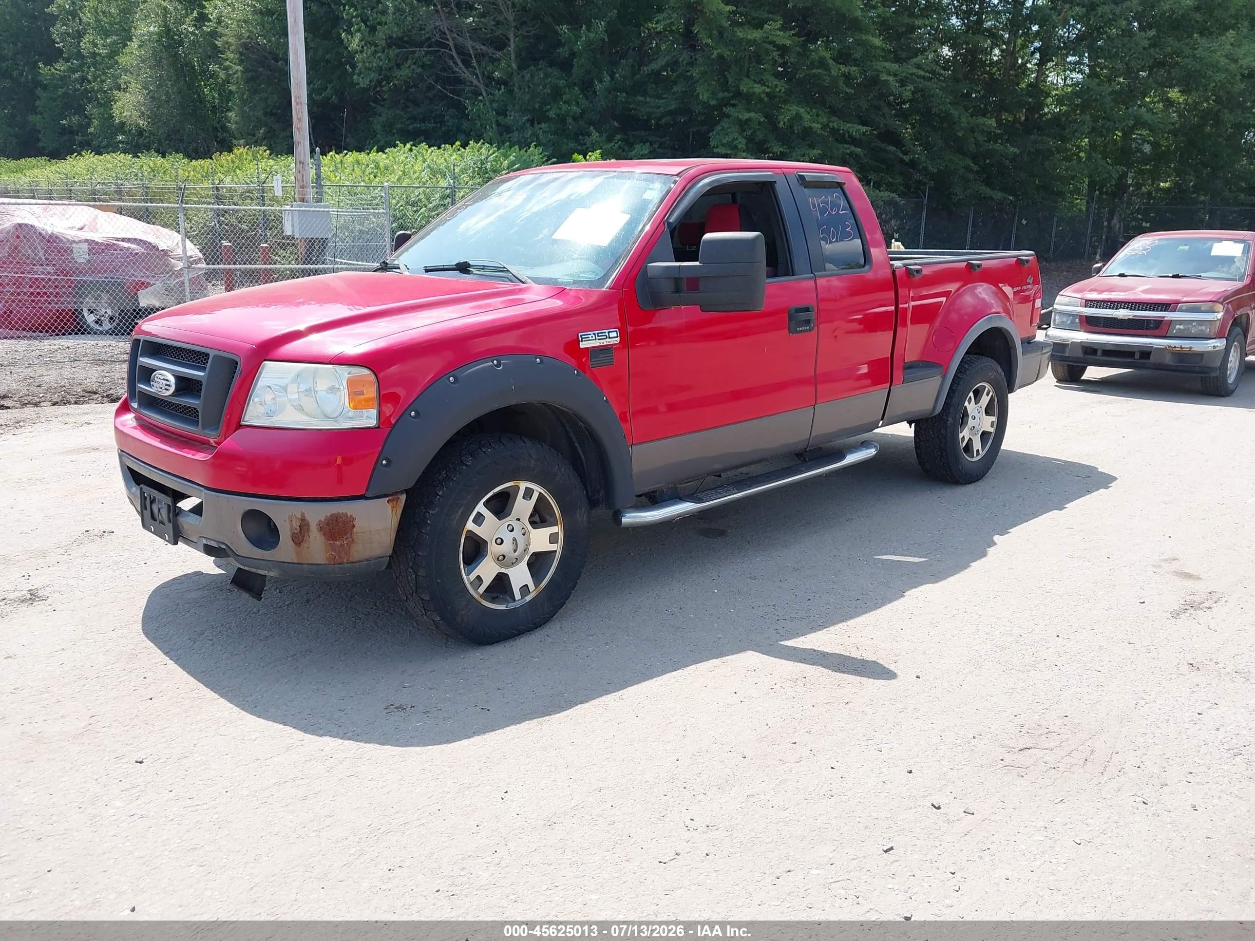 2006 Ford F-150 Fx4/xlt Красный vin: 1FTPX04586KB93544