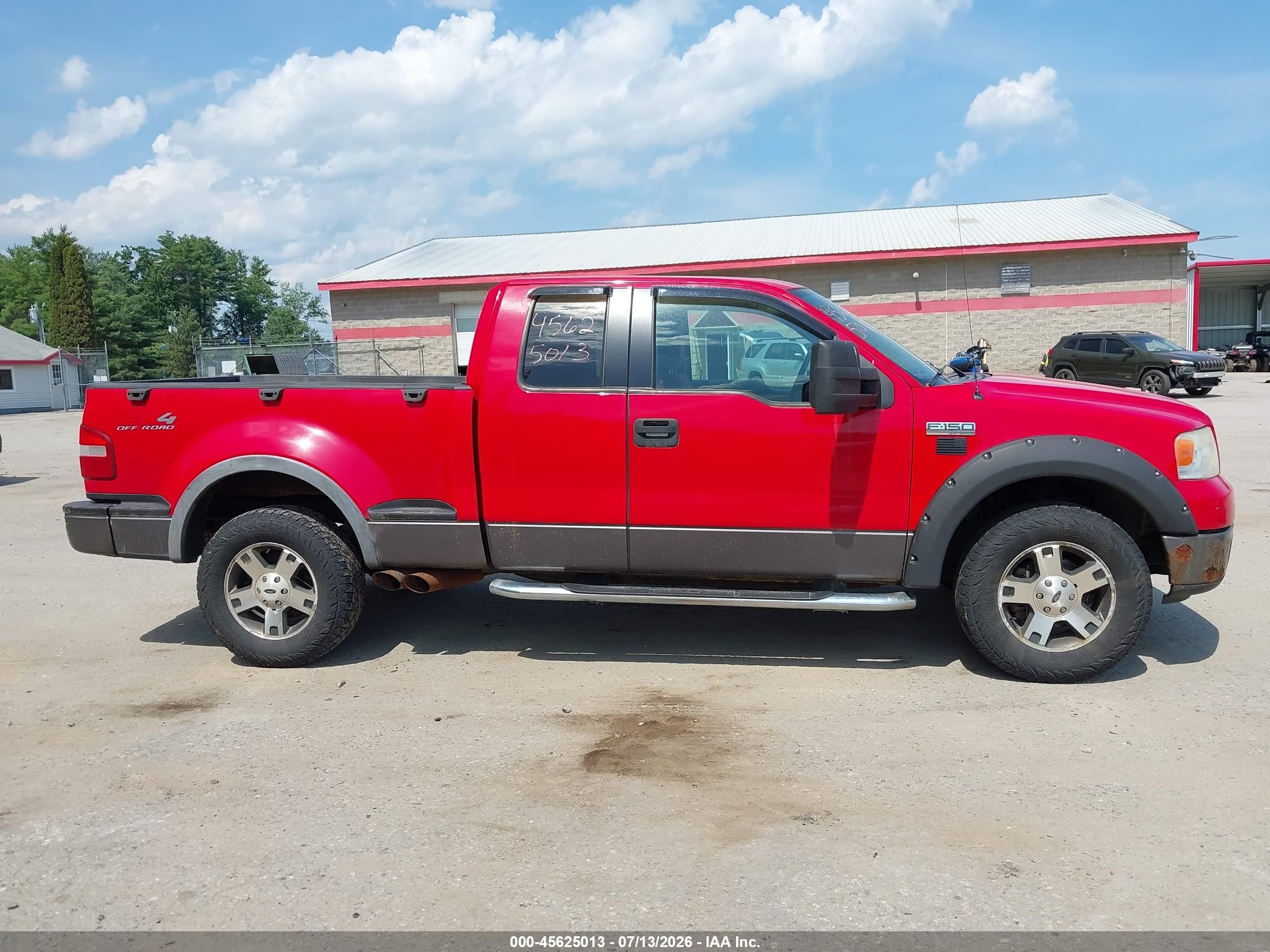 2006 Ford F-150 Fx4/xlt Красный vin: 1FTPX04586KB93544